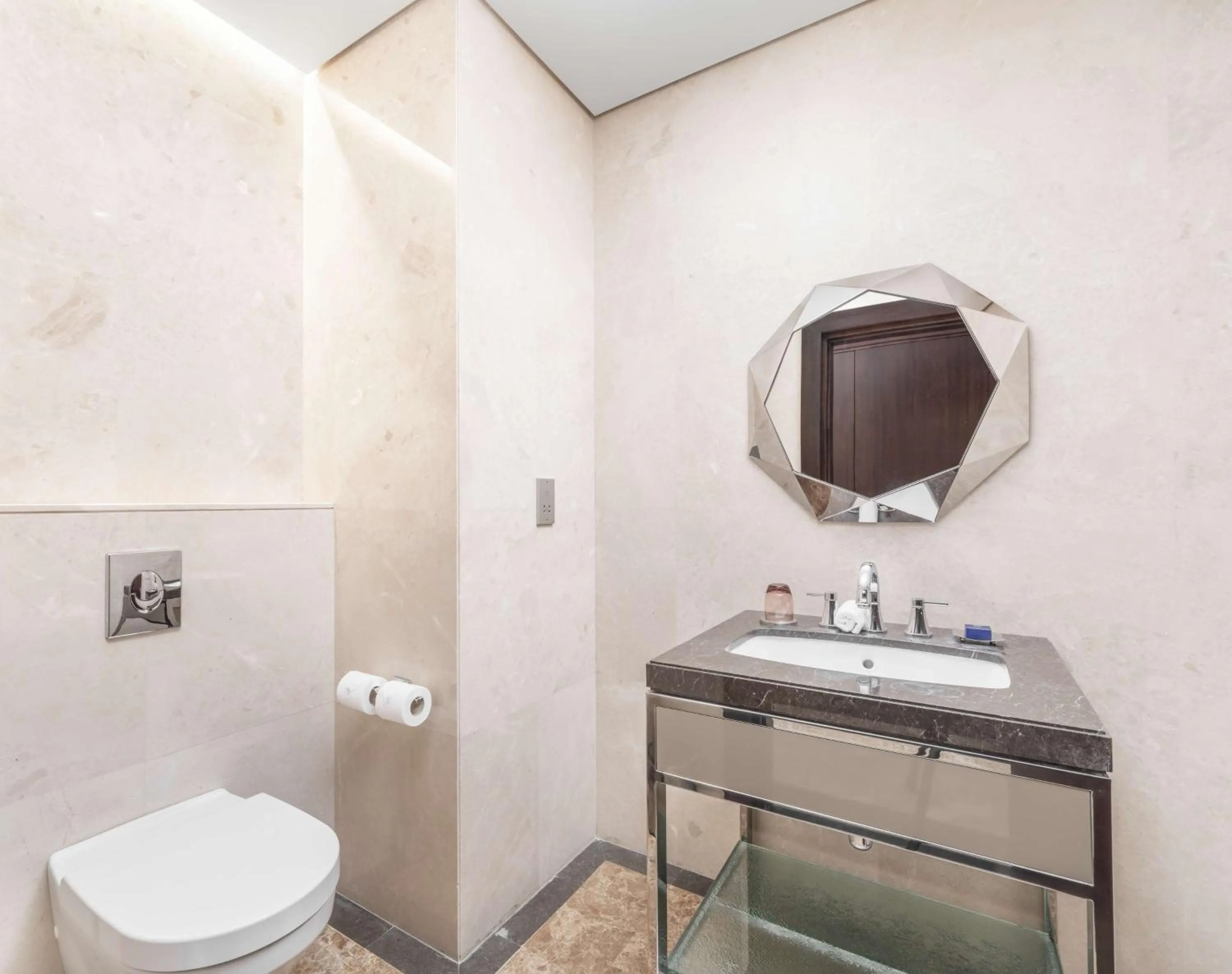 Toilet in The Hotel Galleria Jeddah, Curio Collection by Hilton