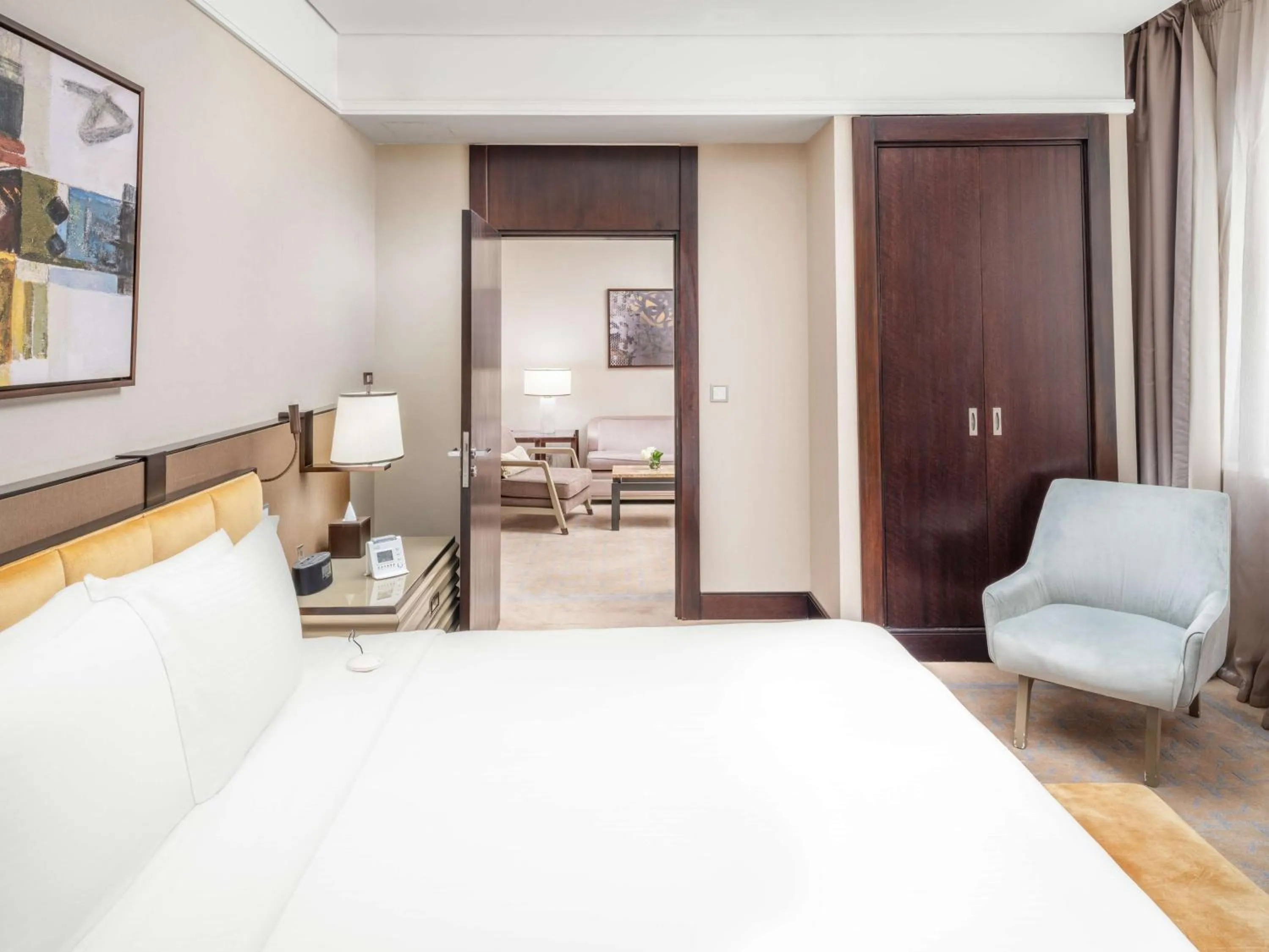Bed in The Hotel Galleria Jeddah, Curio Collection by Hilton