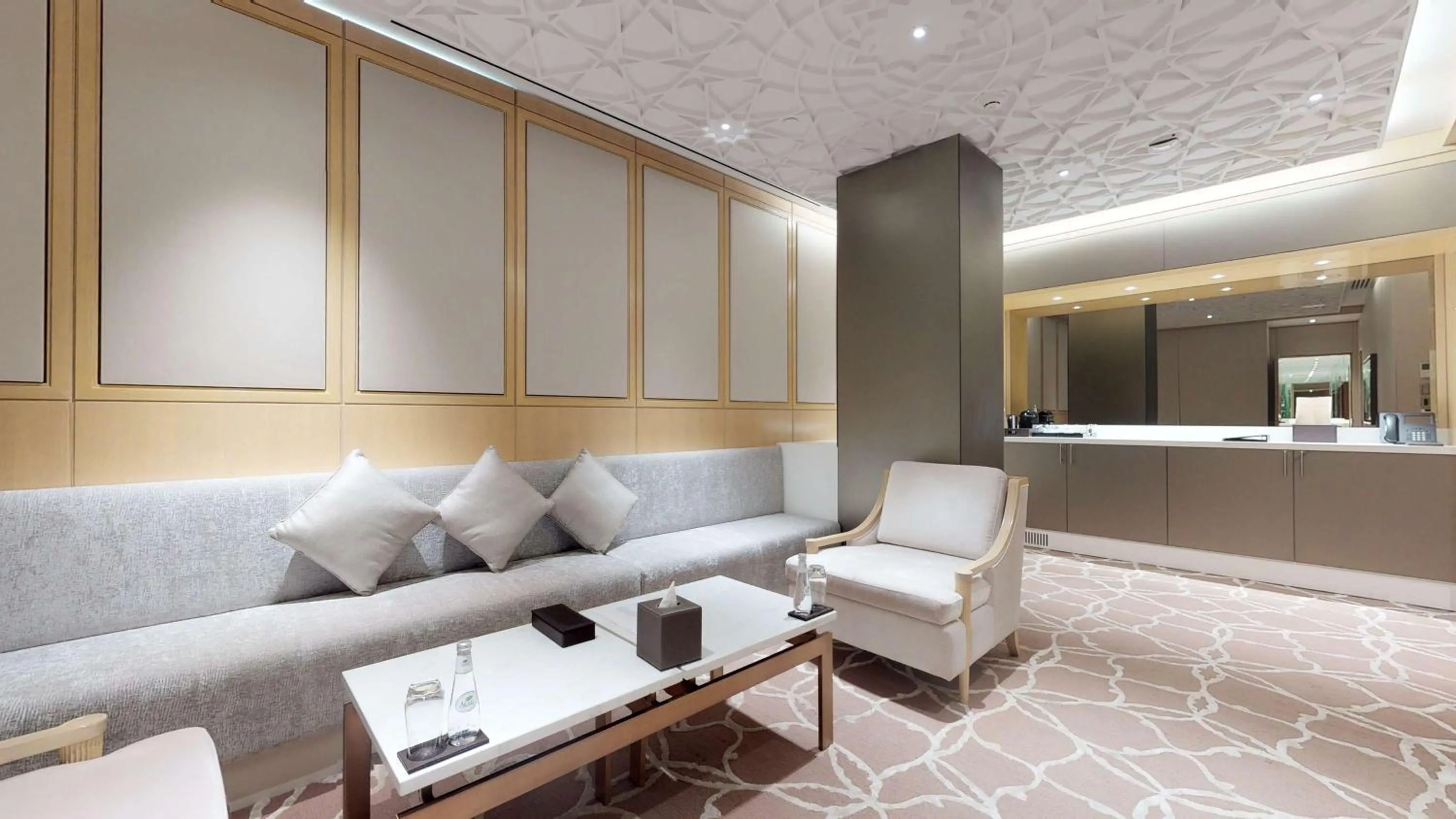 Living room in The Hotel Galleria Jeddah, Curio Collection by Hilton