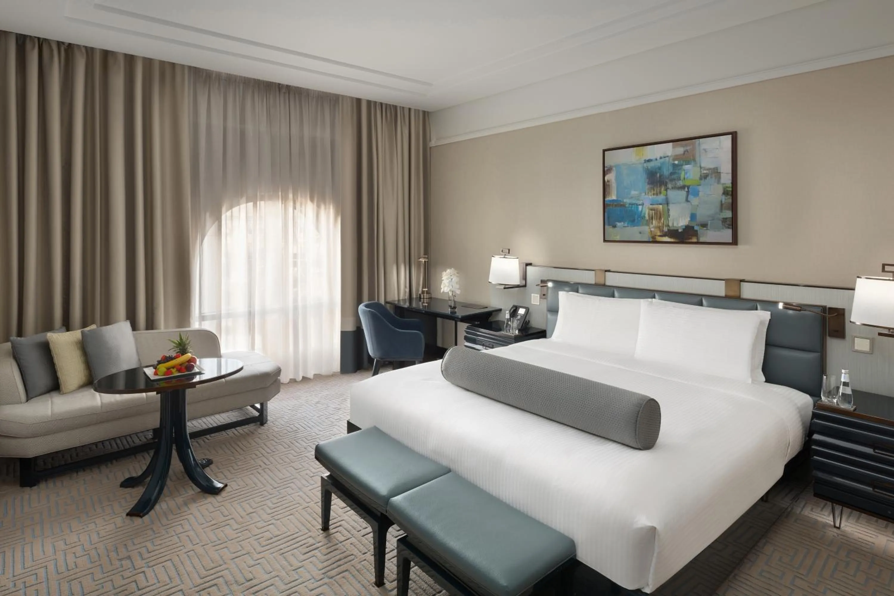 Bed in The Hotel Galleria Jeddah, Curio Collection by Hilton