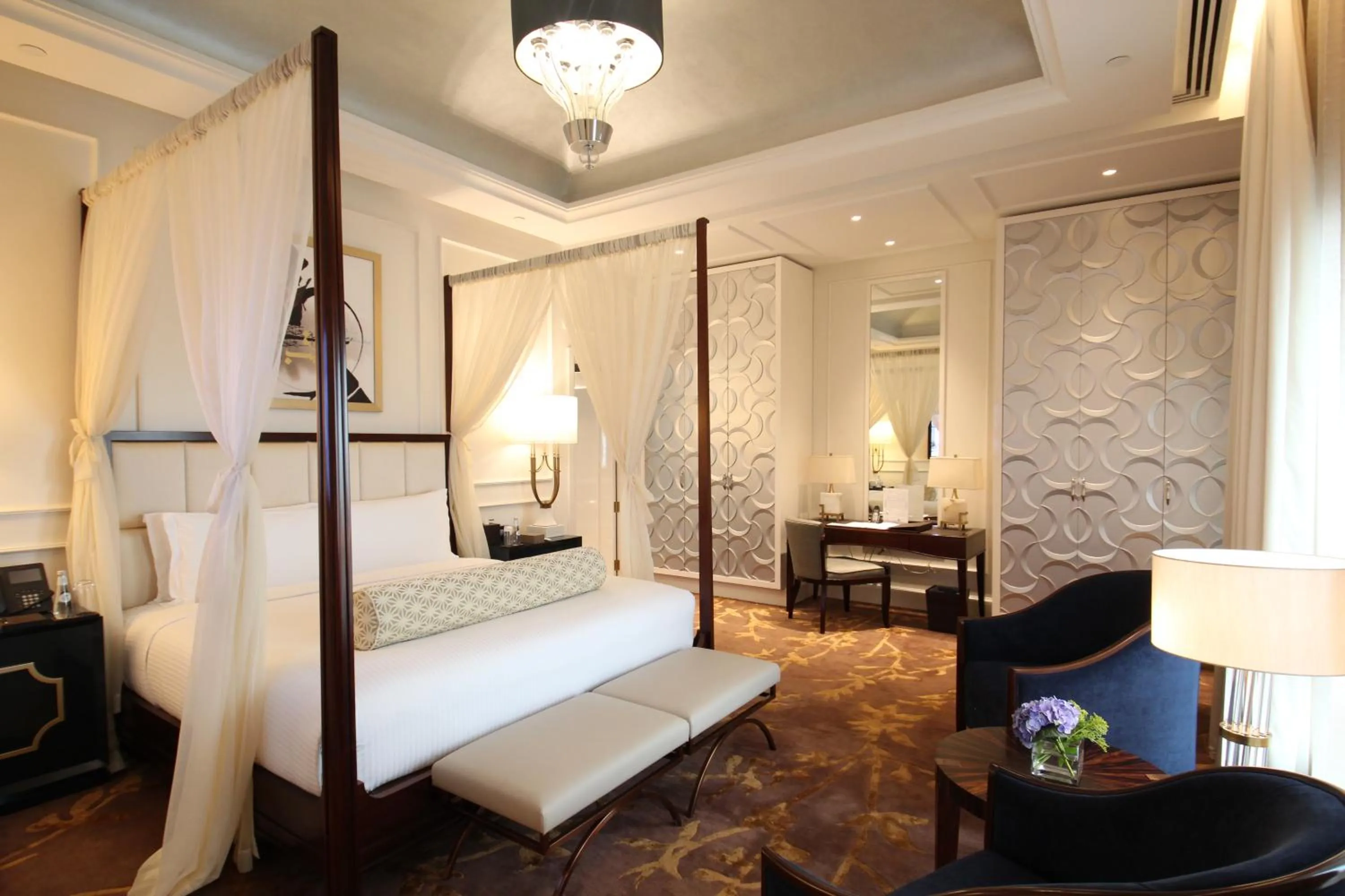 Bed in The Hotel Galleria Jeddah, Curio Collection by Hilton