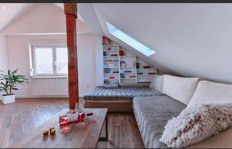 Bed in Apartment Milos