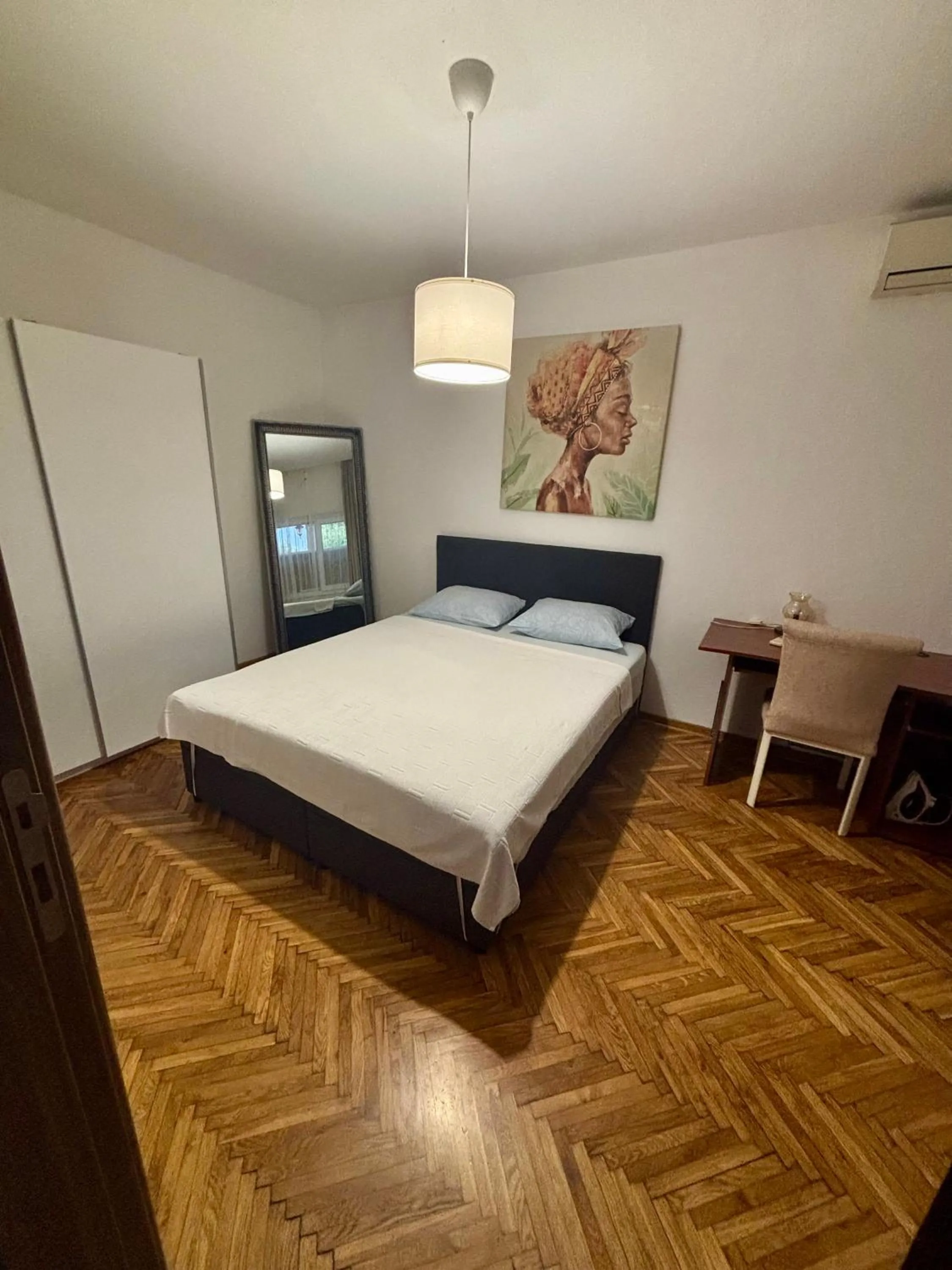 Bed in Apartment Milos
