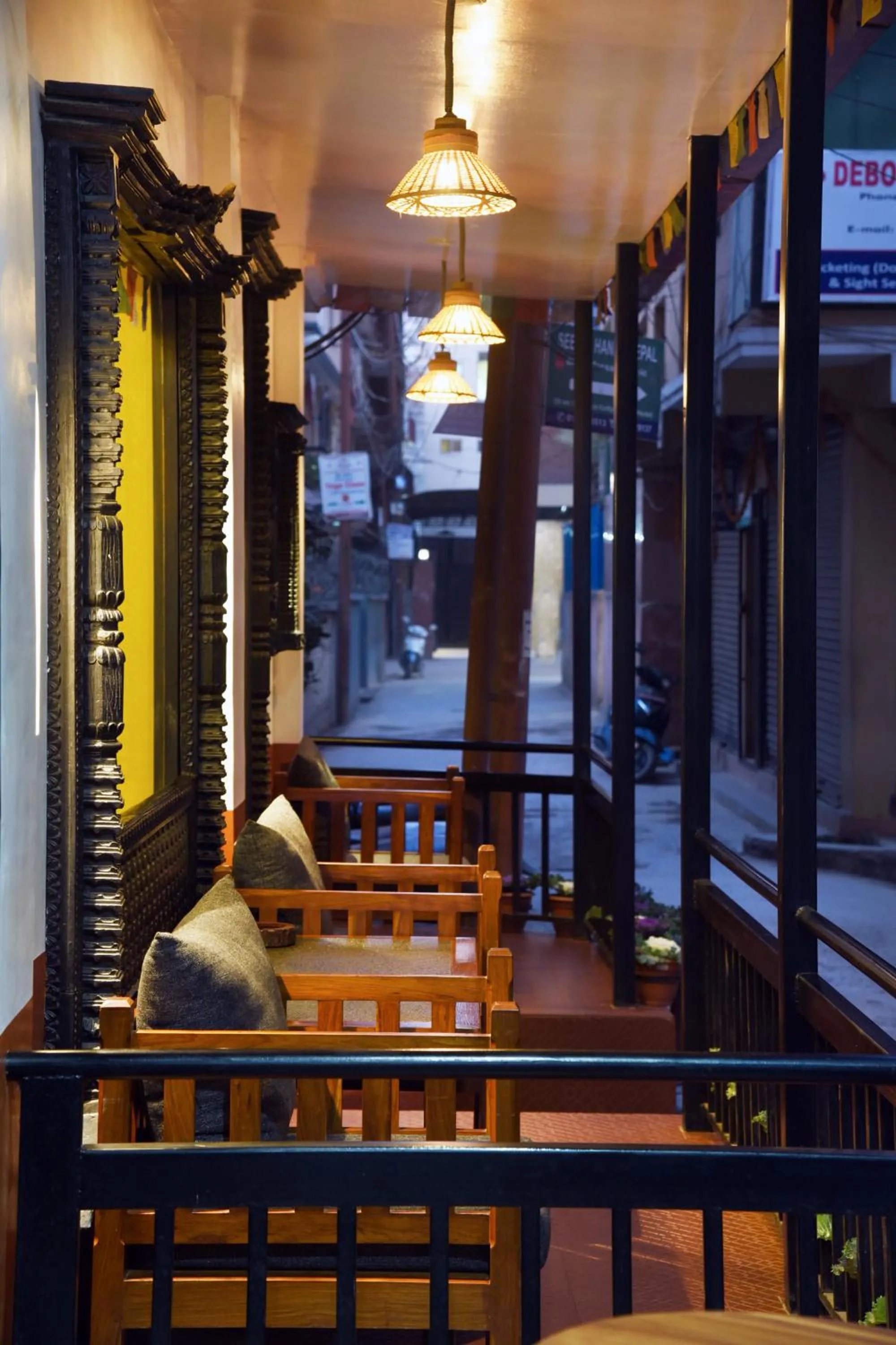 Patio in Karma Boutique Hotel