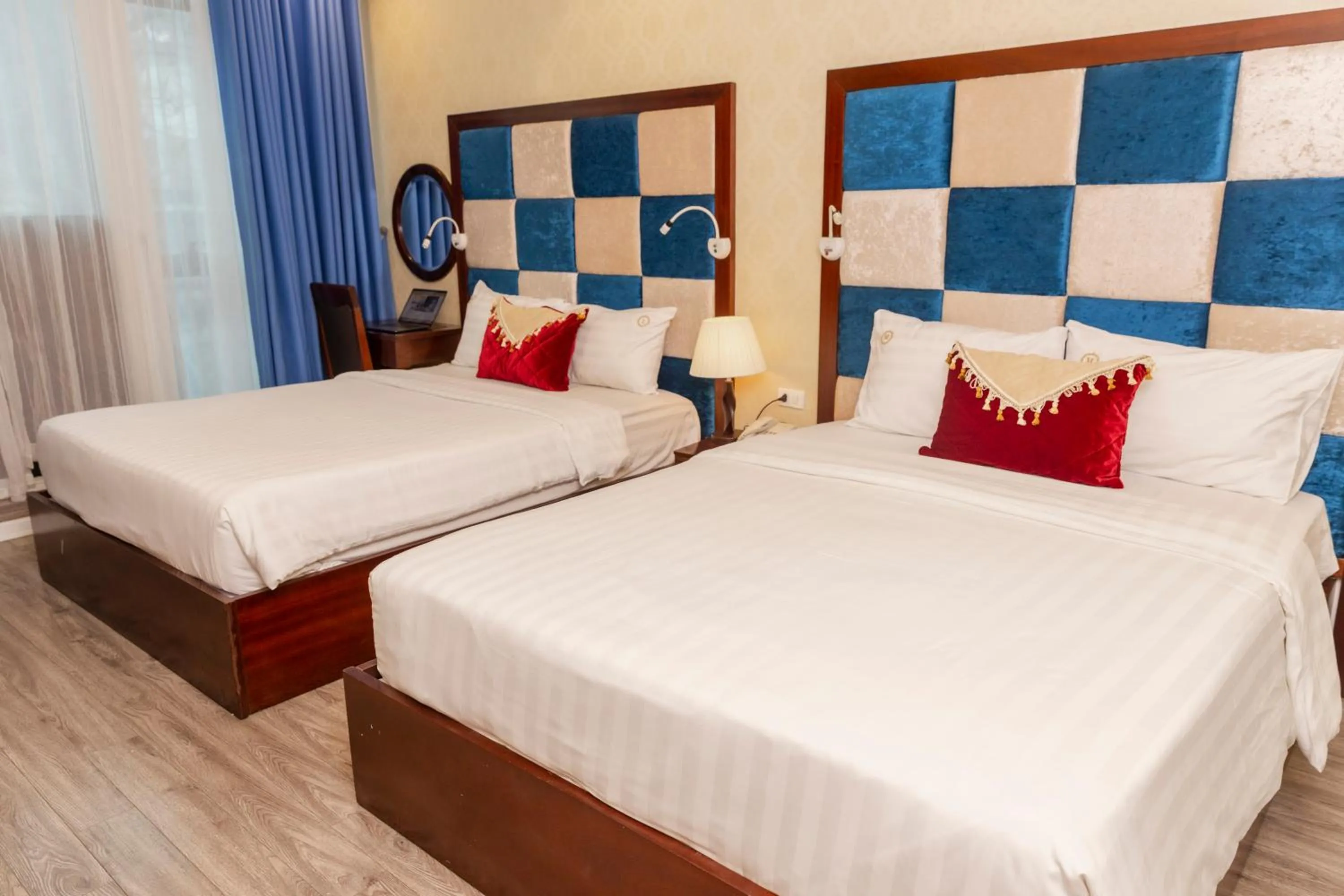 Bed in Lavender Boutique House