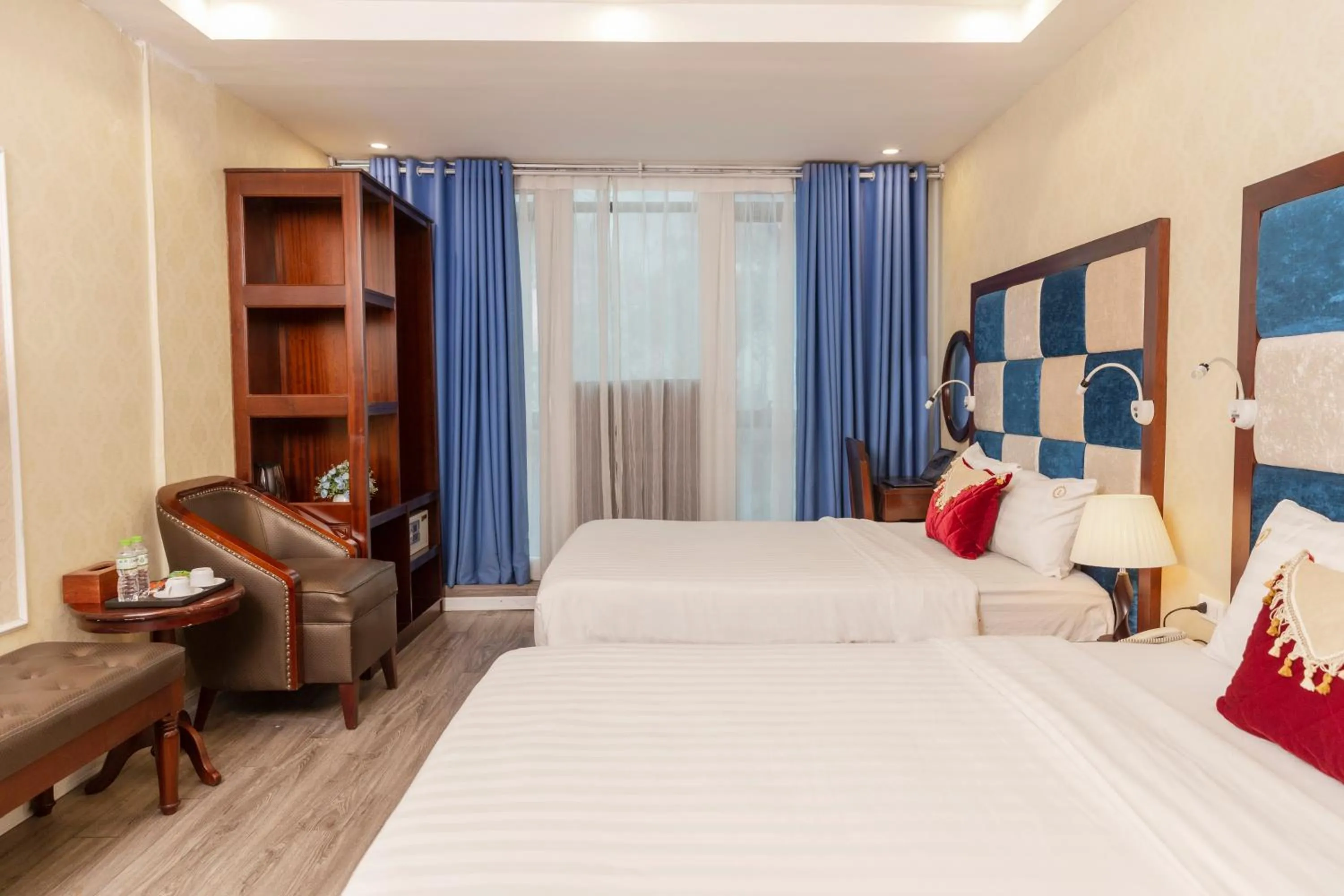 Bed in Lavender Boutique House