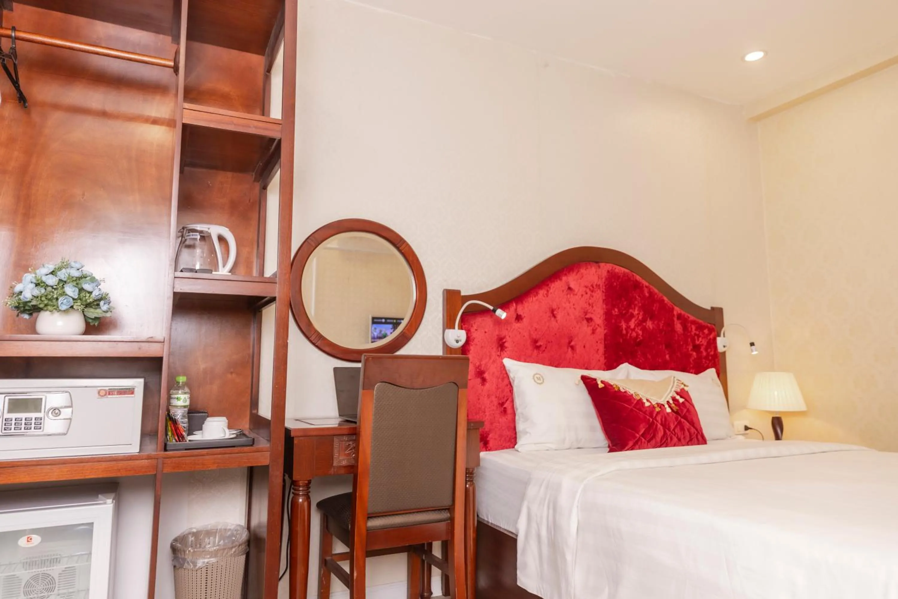 Bed in Lavender Boutique House