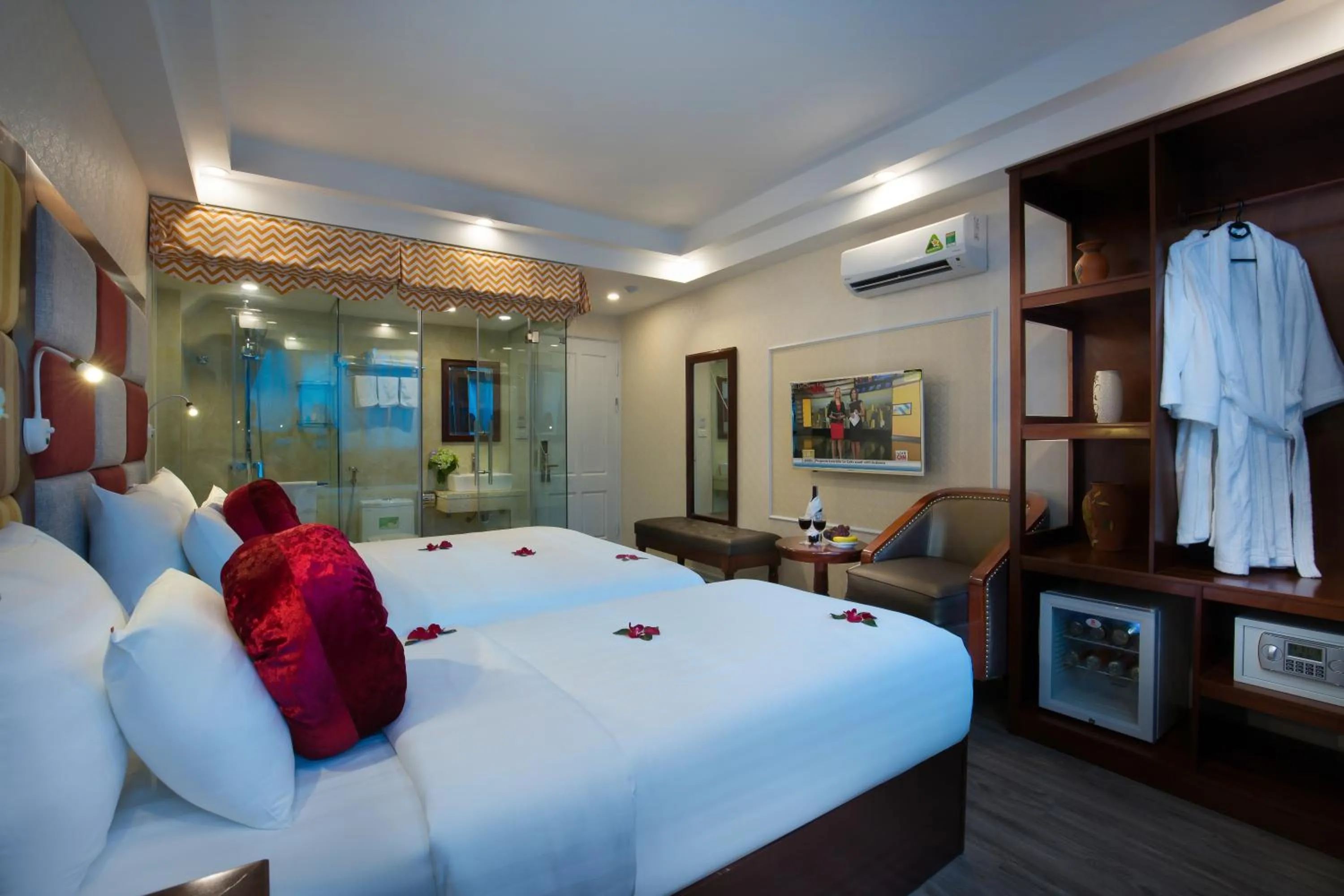 Bed in Lavender Boutique House