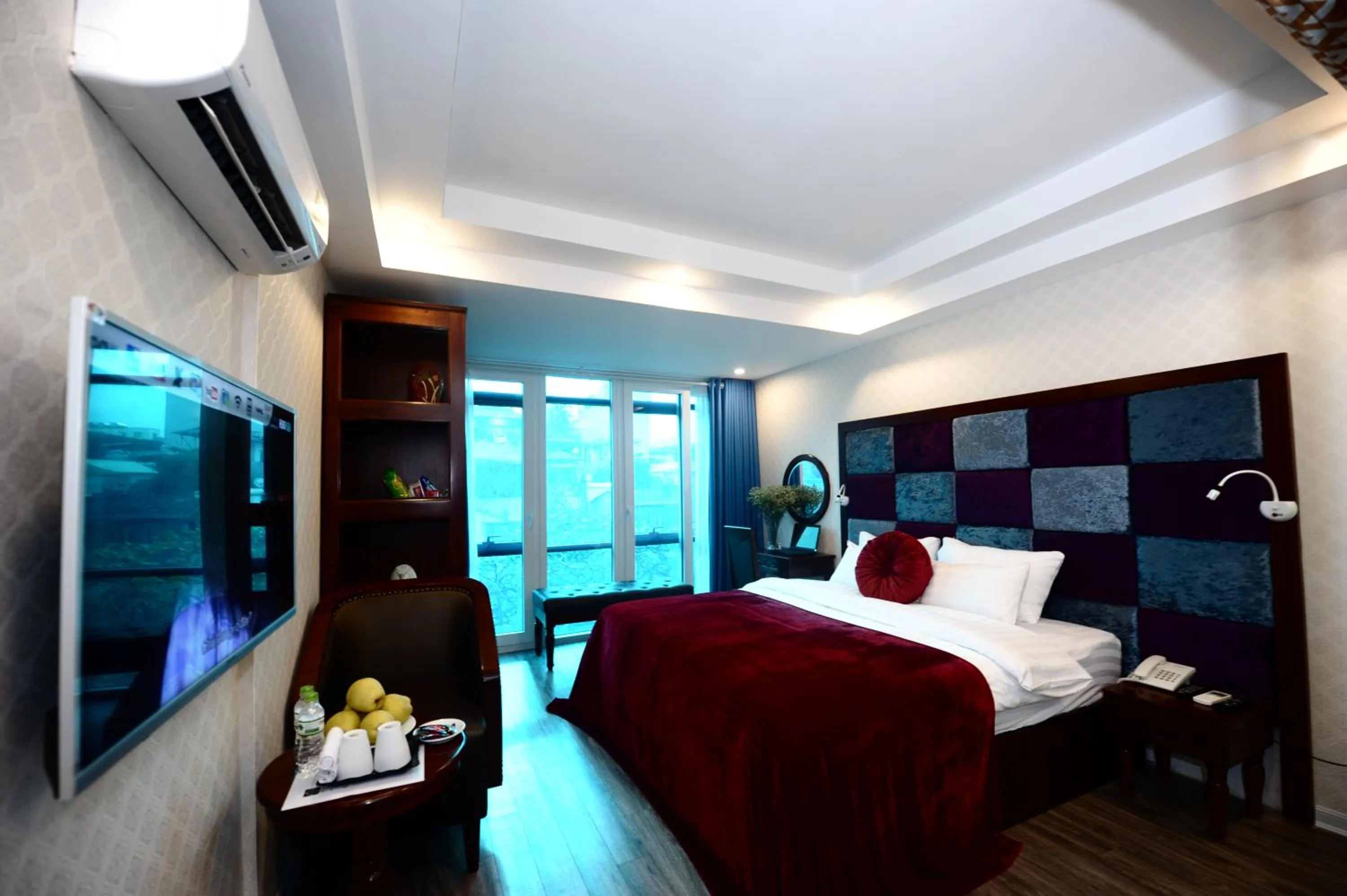 Bed in Lavender Boutique House