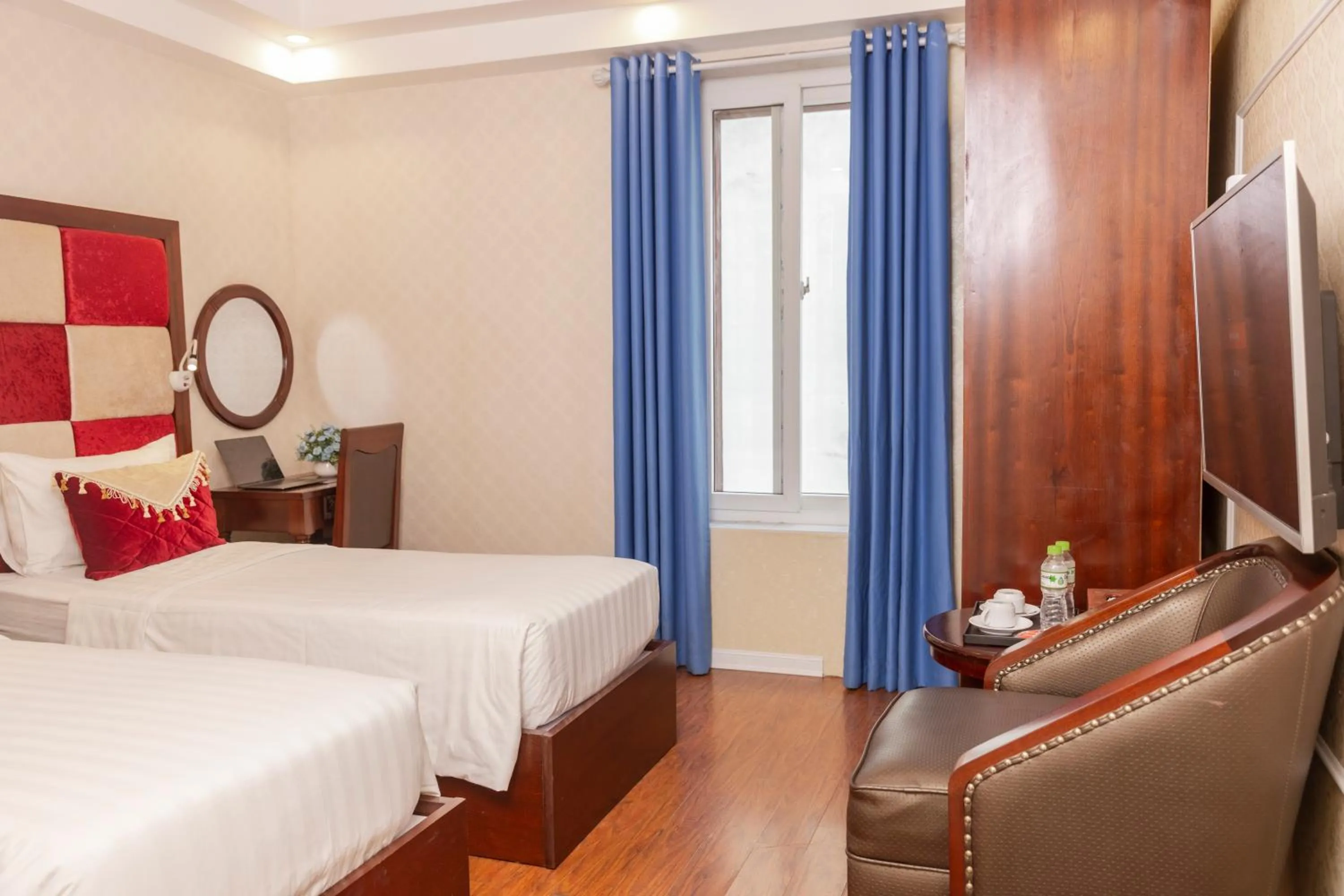 Bedroom, Bed in Lavender Boutique House