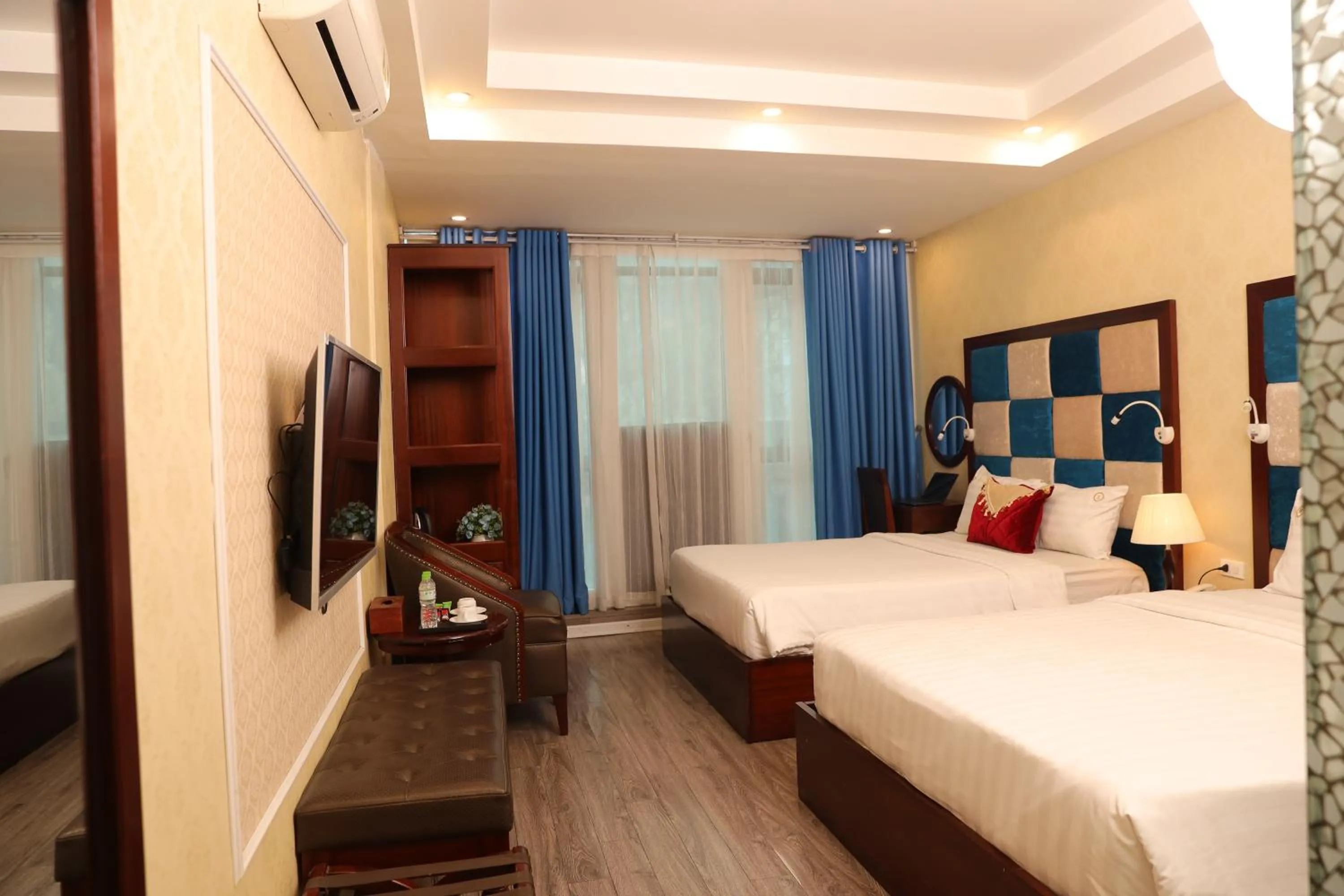 Bed in Lavender Boutique House