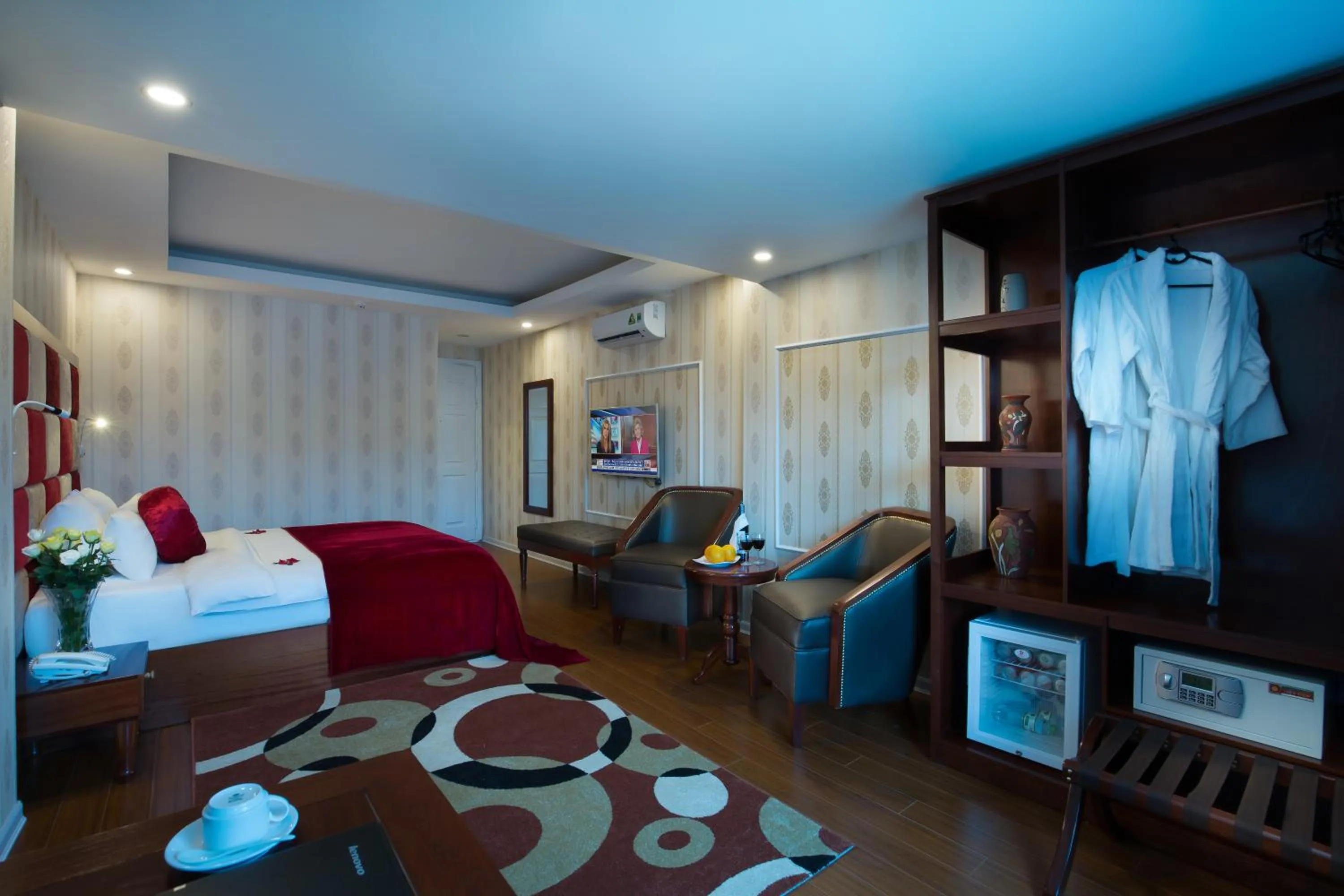 Bed in Lavender Boutique House