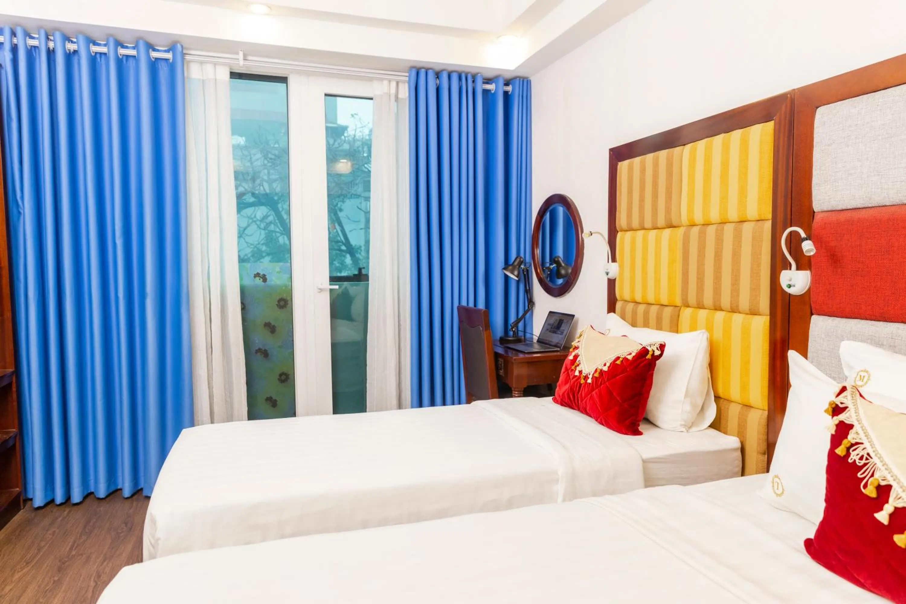 Bed in Lavender Boutique House