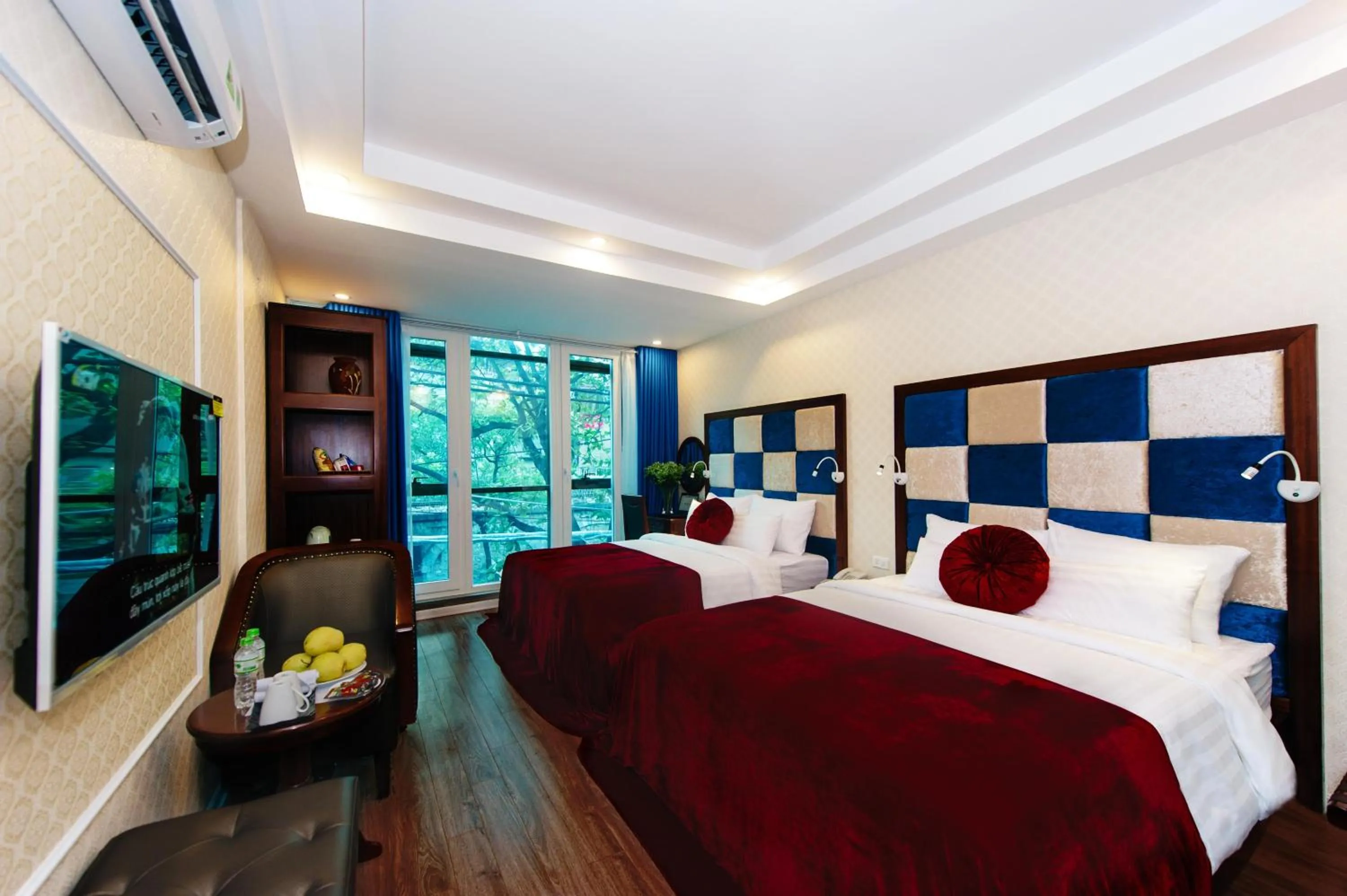 Bed in Lavender Boutique House