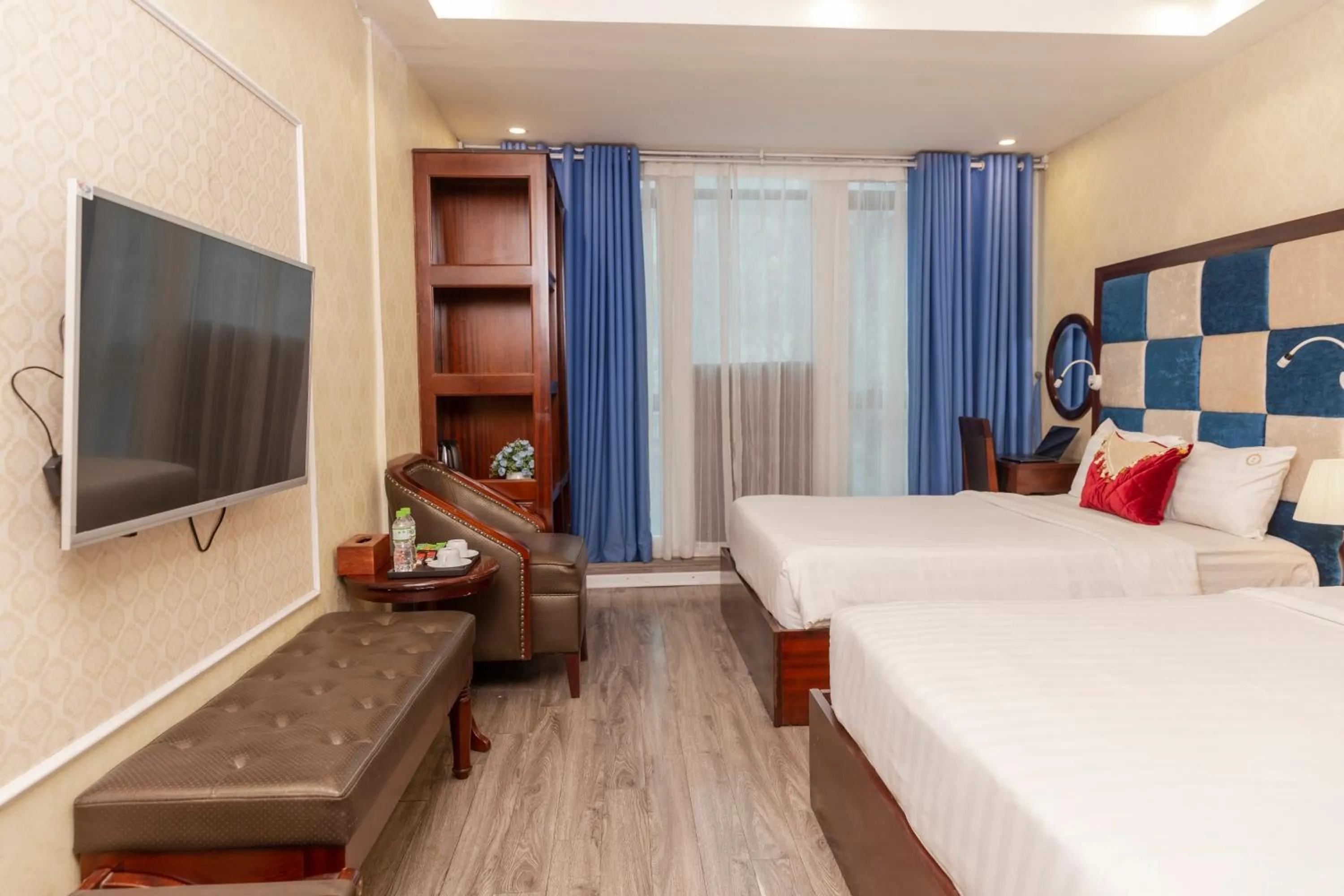 Bed in Lavender Boutique House