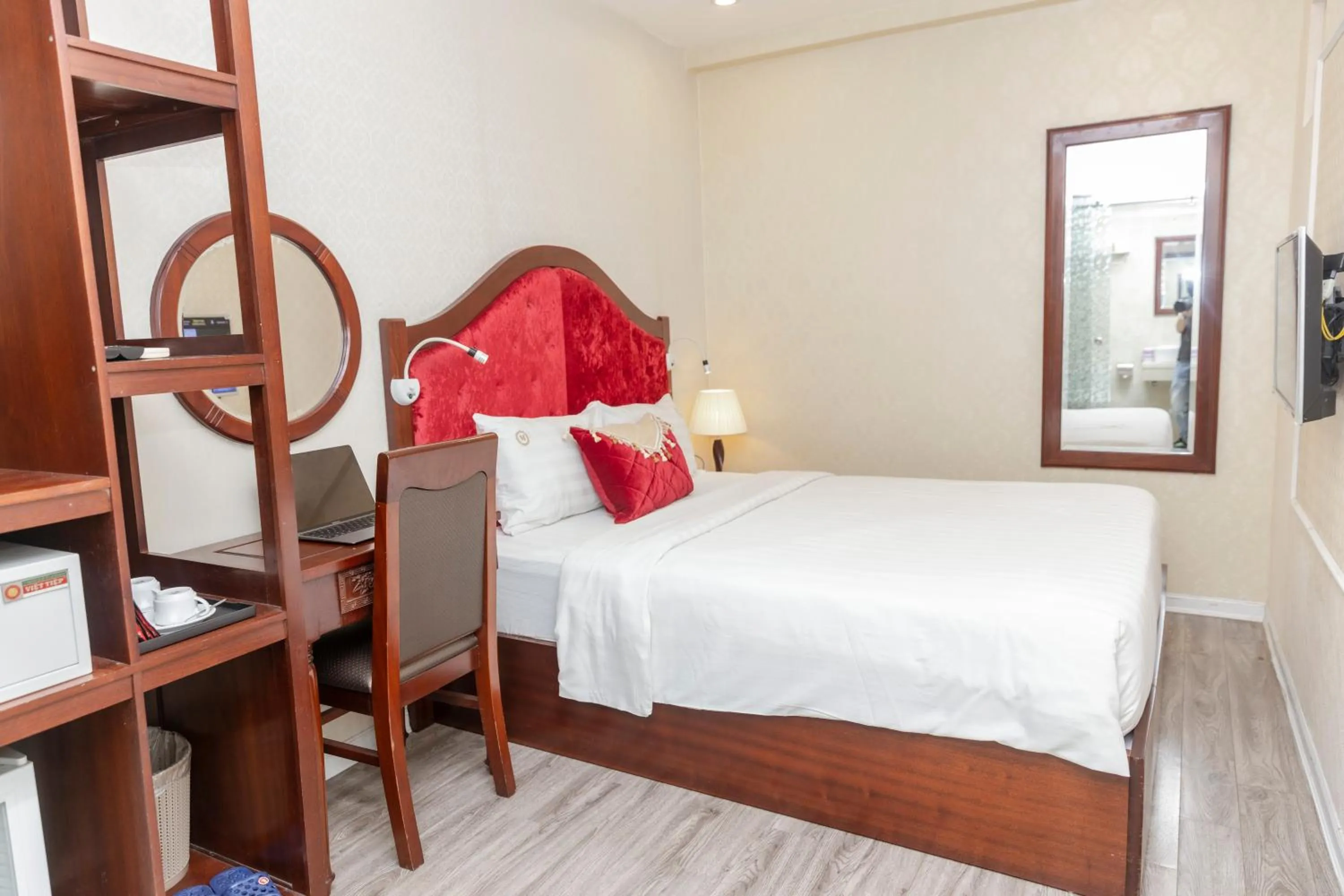 Bedroom, Bed in Lavender Boutique House