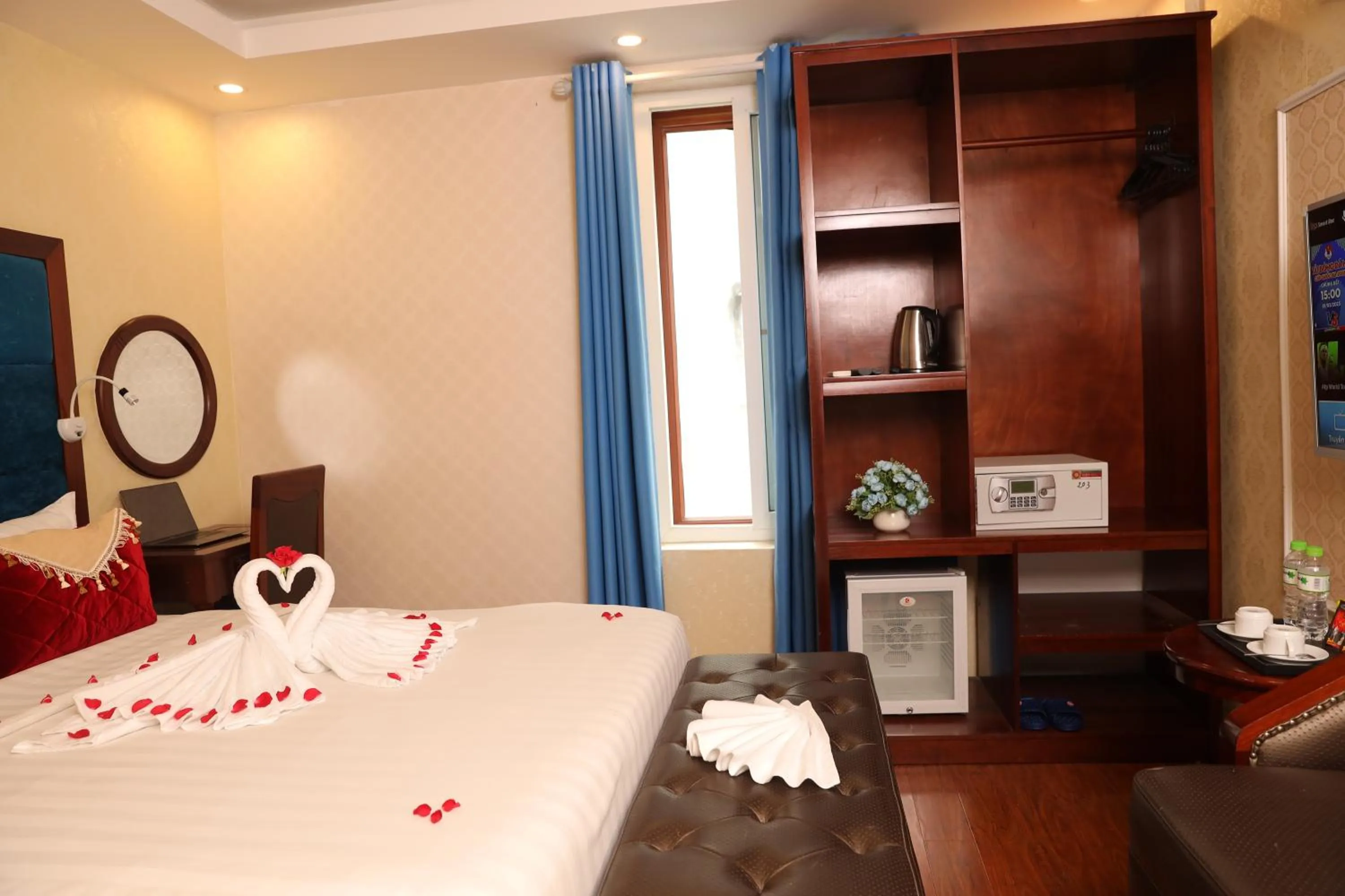 Bed in Lavender Boutique House