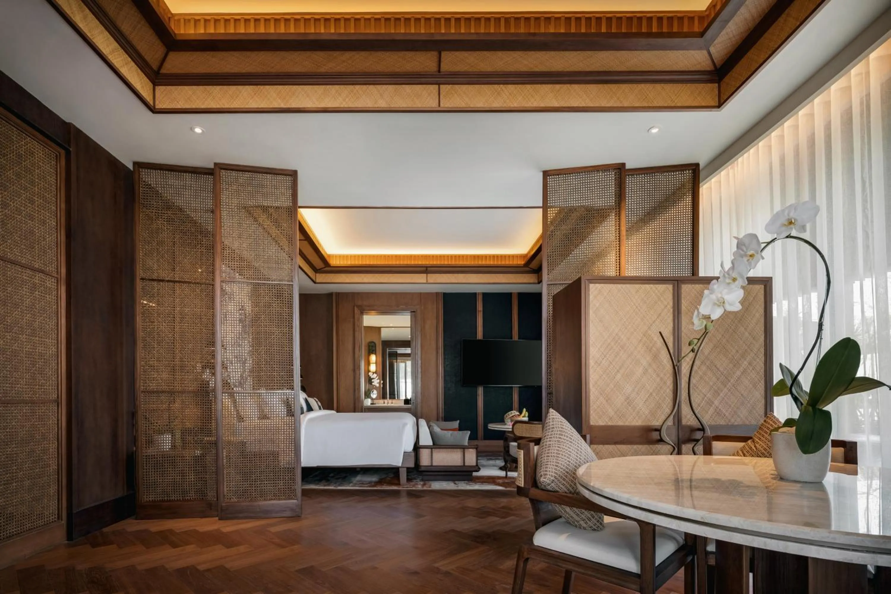 Bed in The Meru Sanur