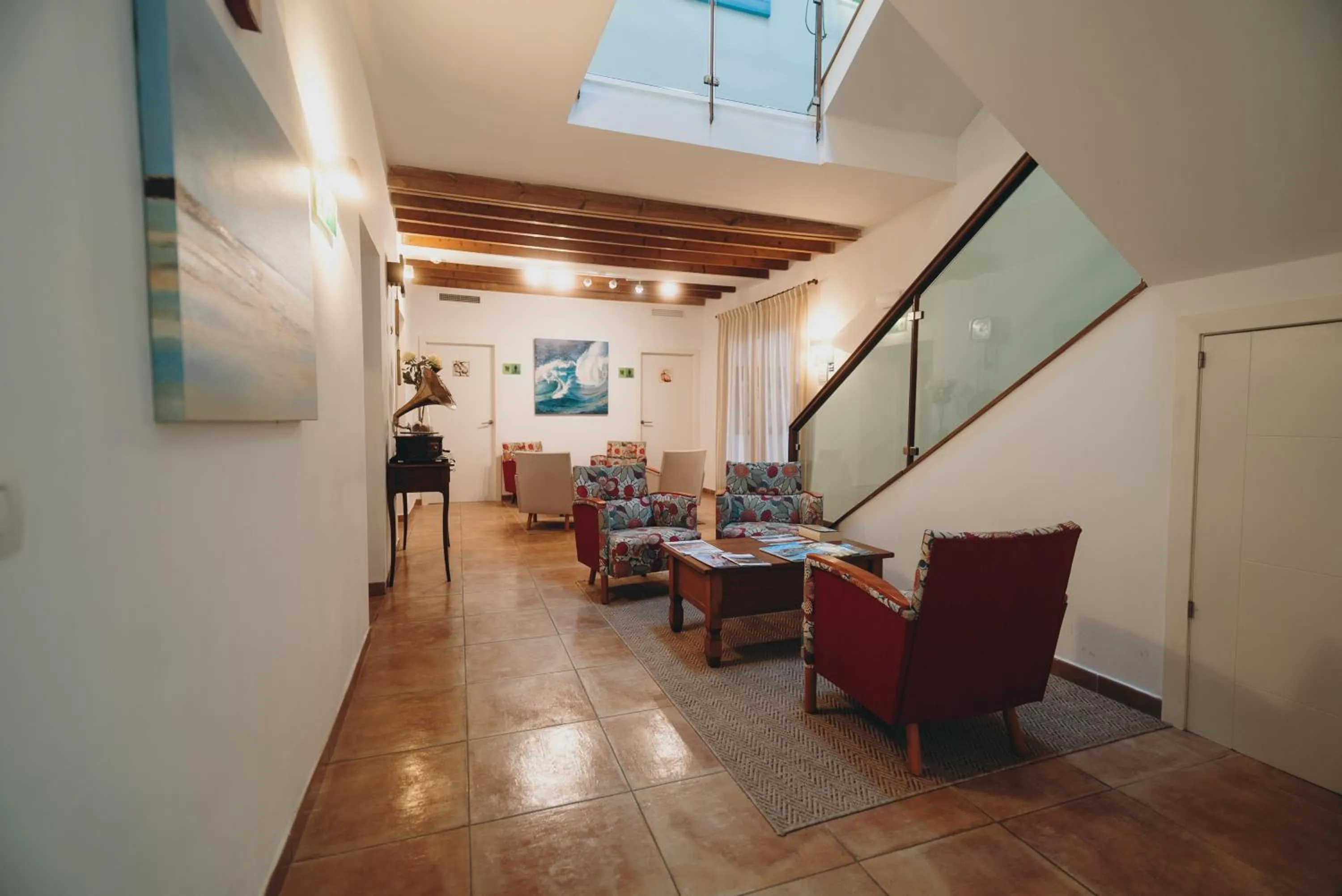 Seating area in Can Serrete