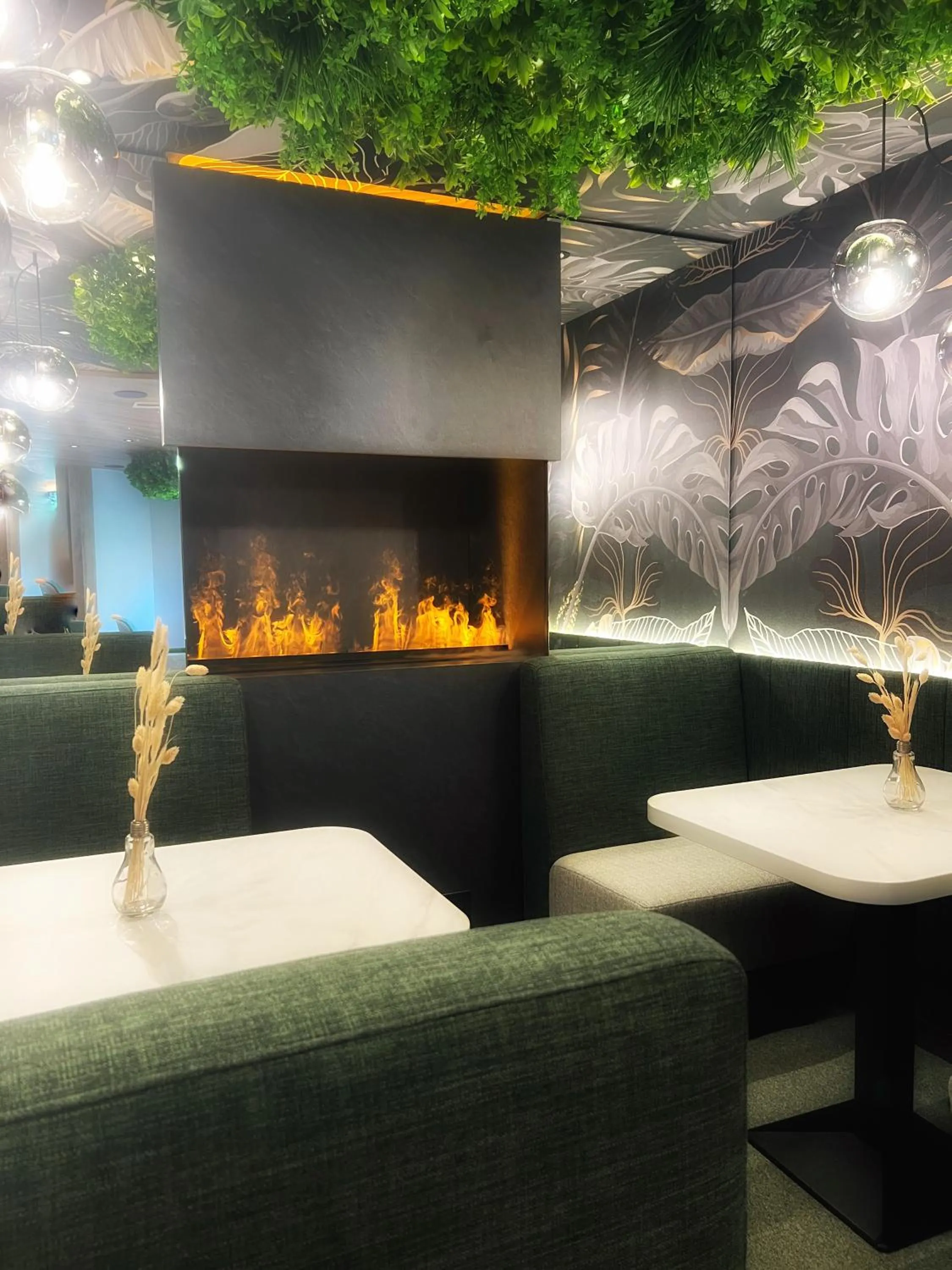 fireplace in Best Western Plus Parkhotel Erding