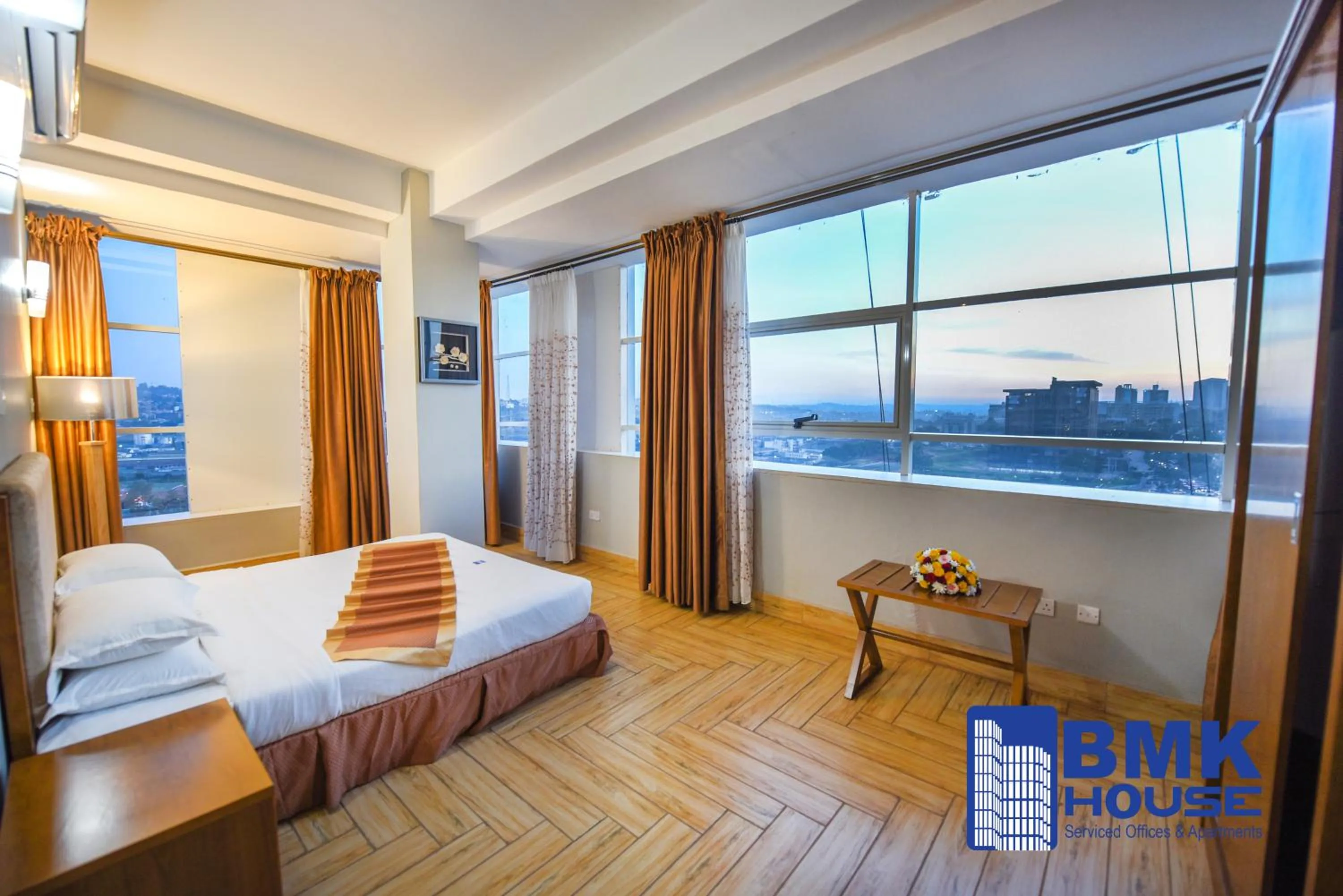 View (from property/room), Bed in BMK House Apartments