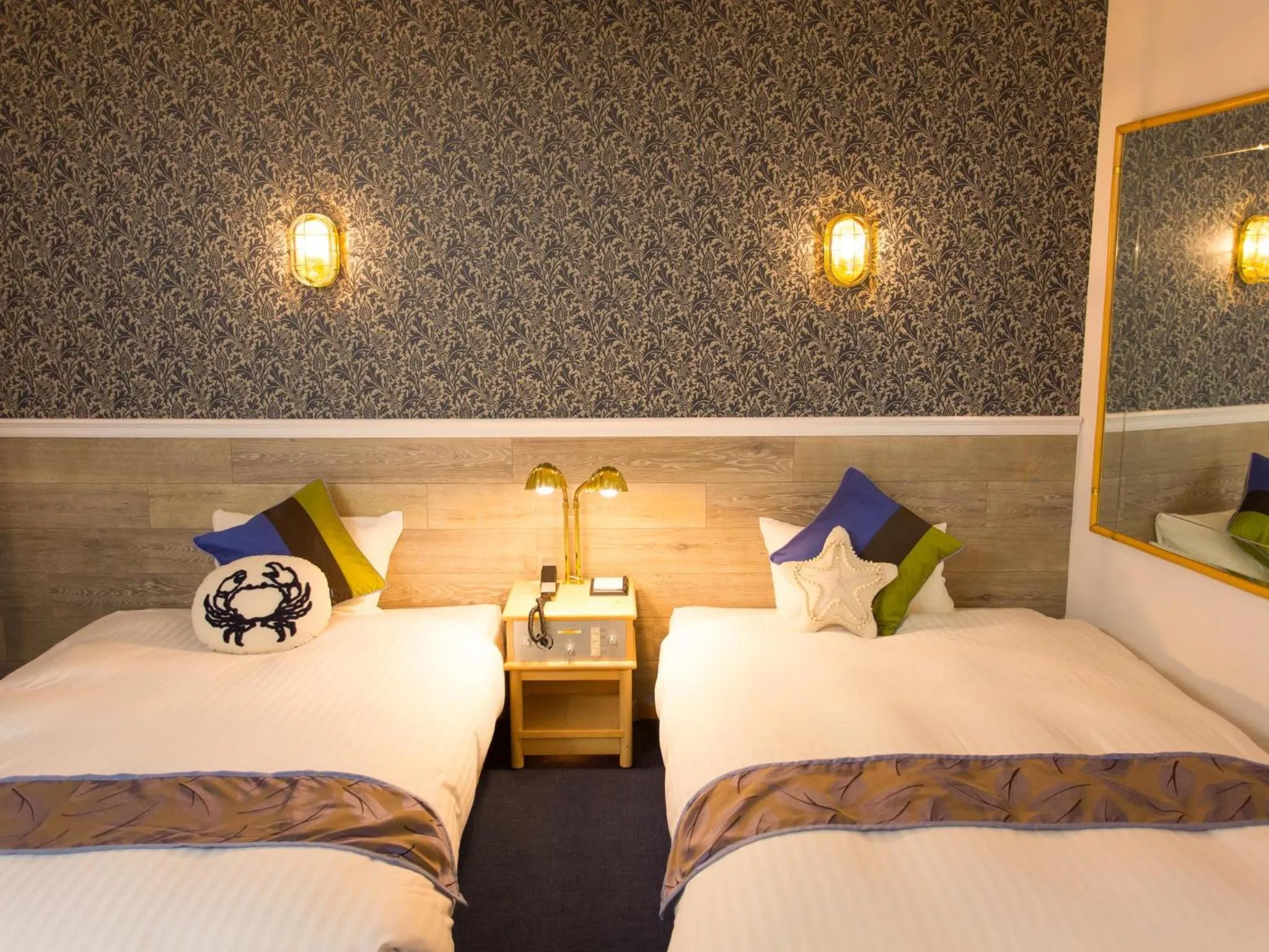 Photo of the whole room, Bed in Hotel AreaOne Sakaiminato Marina