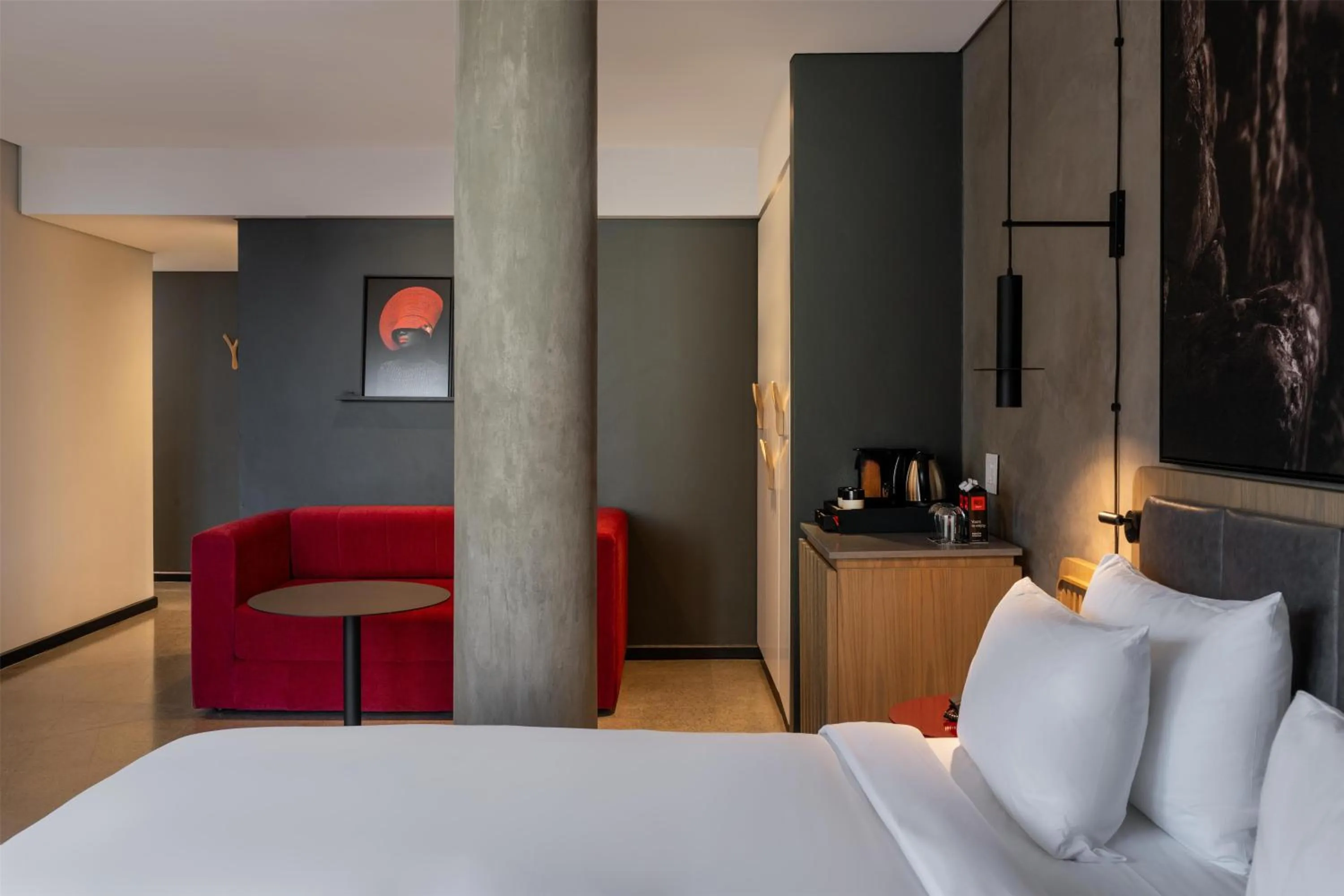 Photo of the whole room, Bed in Radisson RED Hotel V&A Waterfront Cape Town