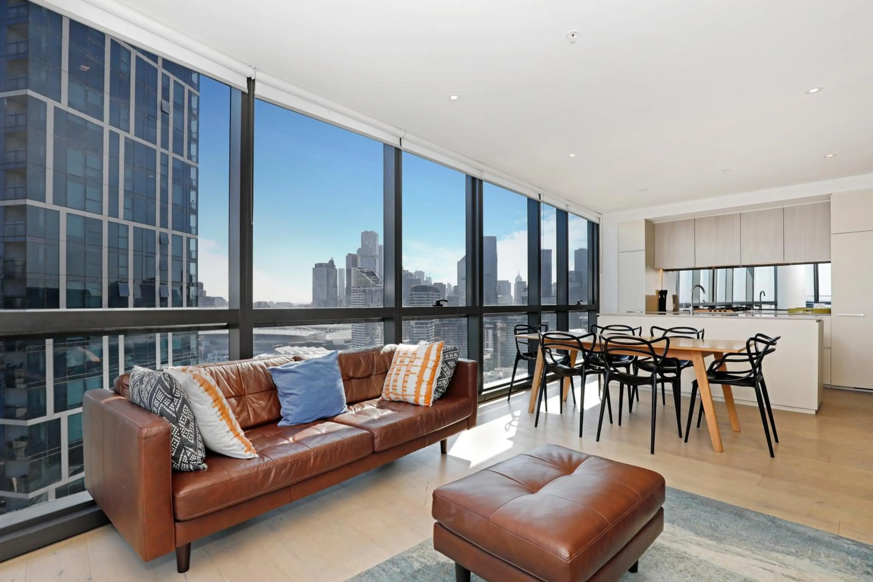 Living room in Orange Stay Apartments