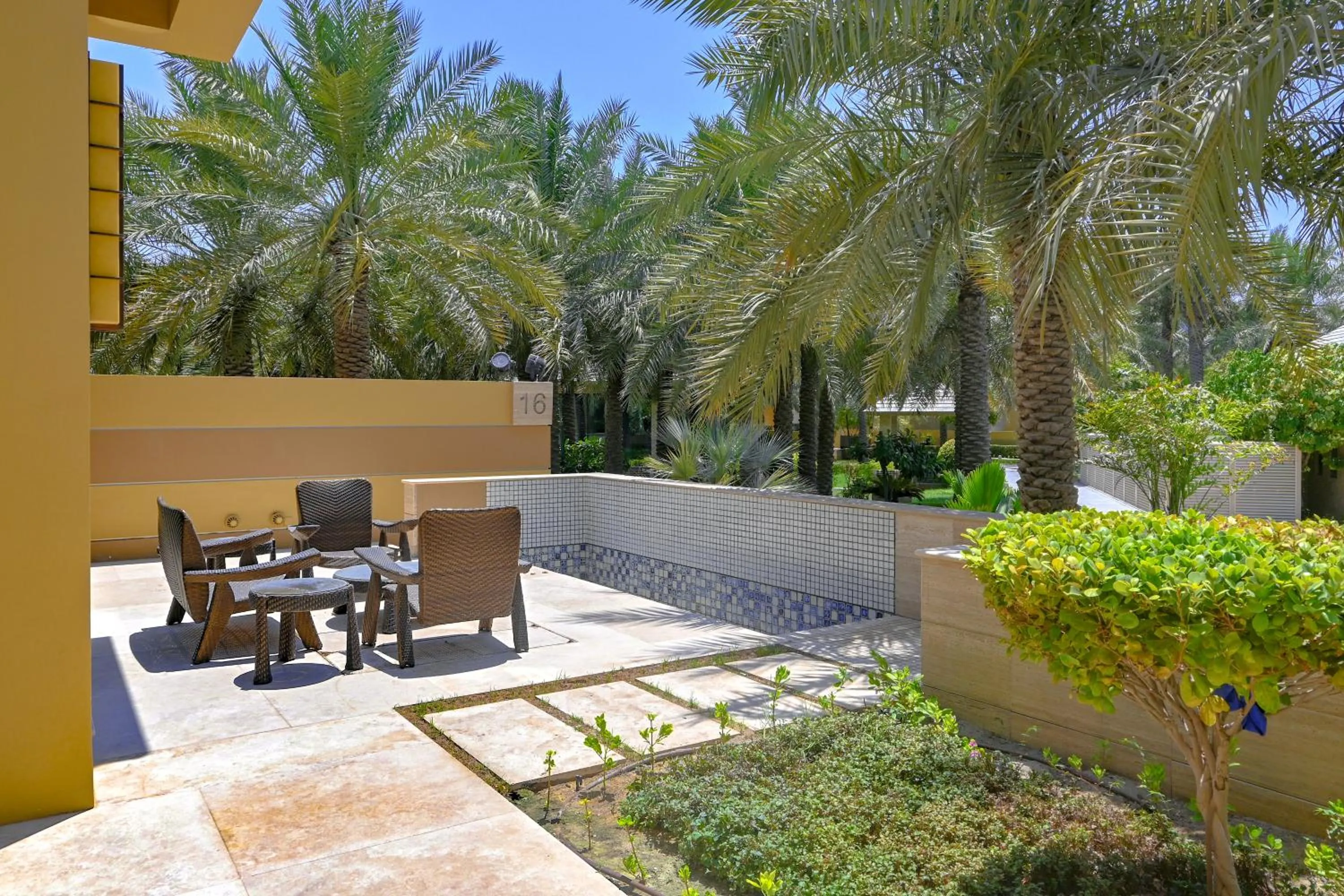 Patio in Palavra Resort