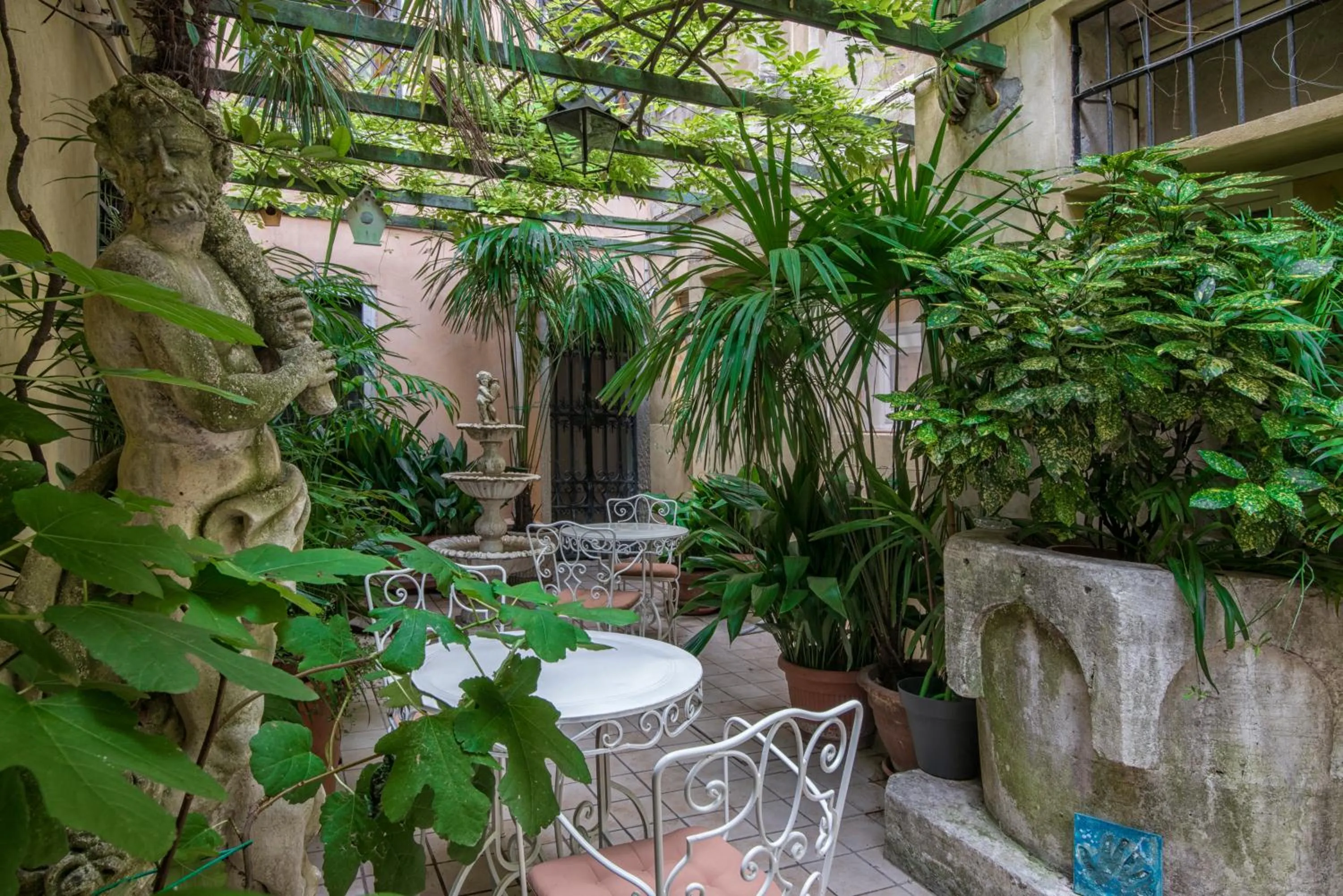 Patio in Hotel Bel Sito e Berlino