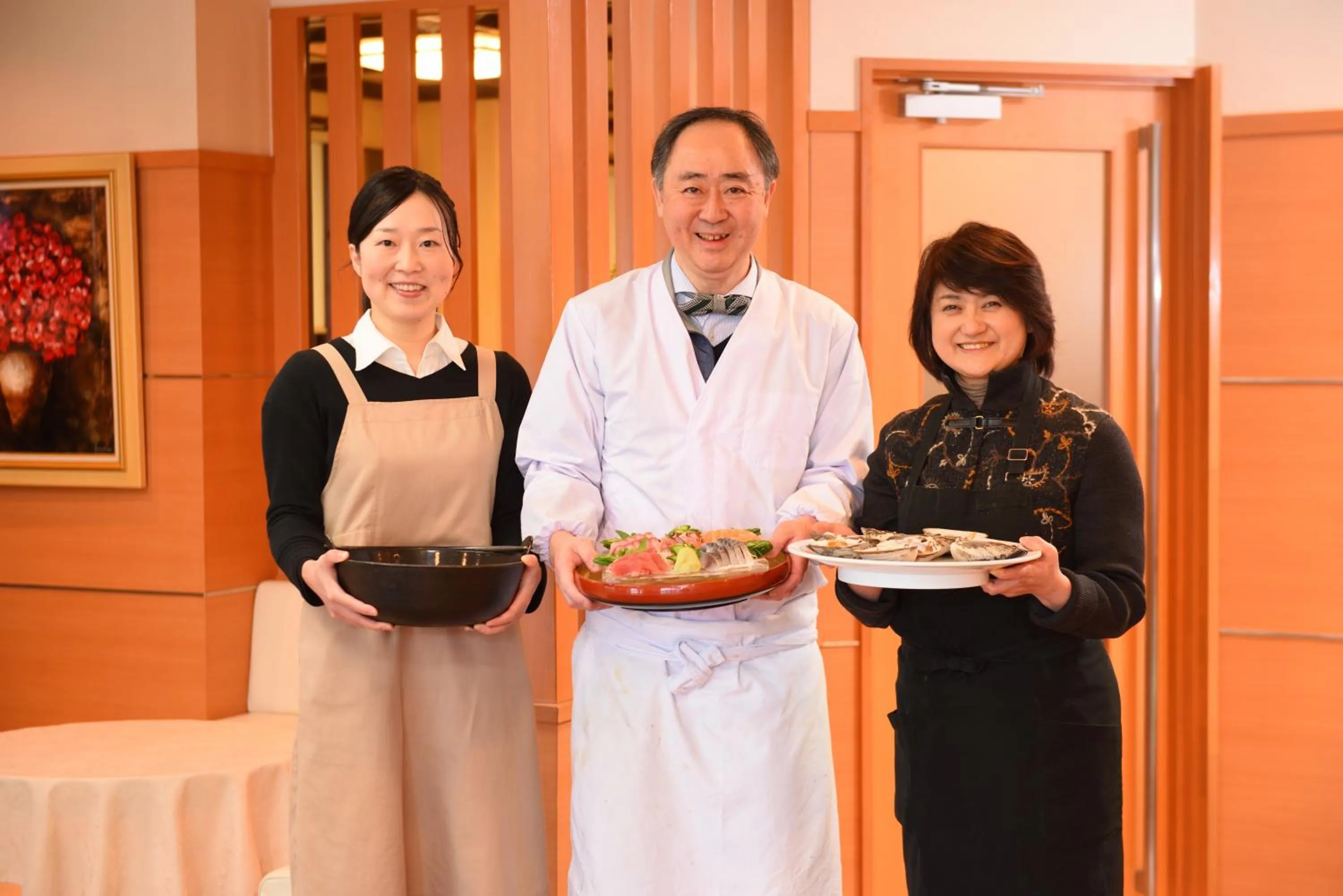 Staff in Towada City Hotel