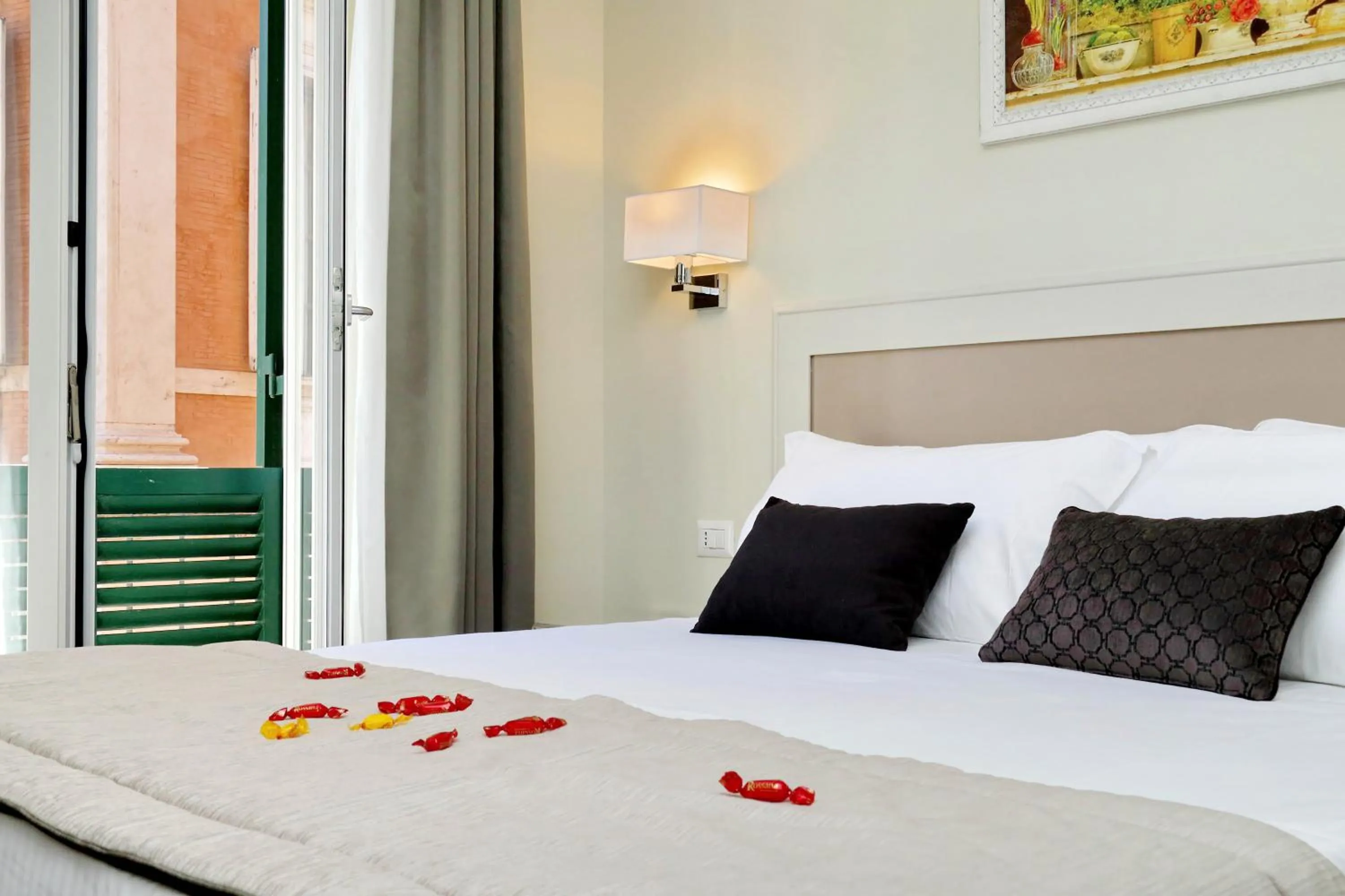 Bed in Piazza Venezia Grand Suite