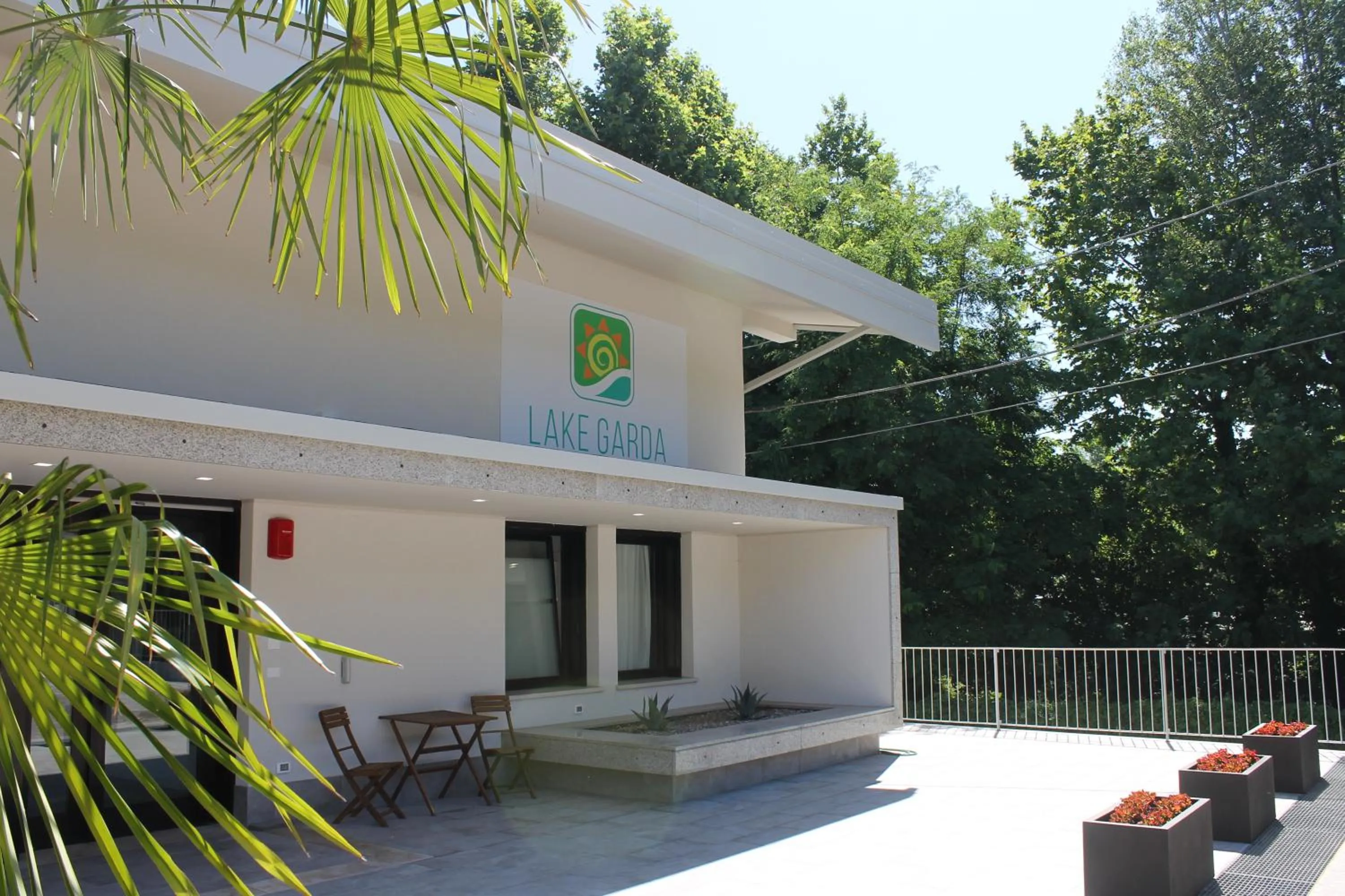 Facade/entrance in Lake Garda Beach Hostel