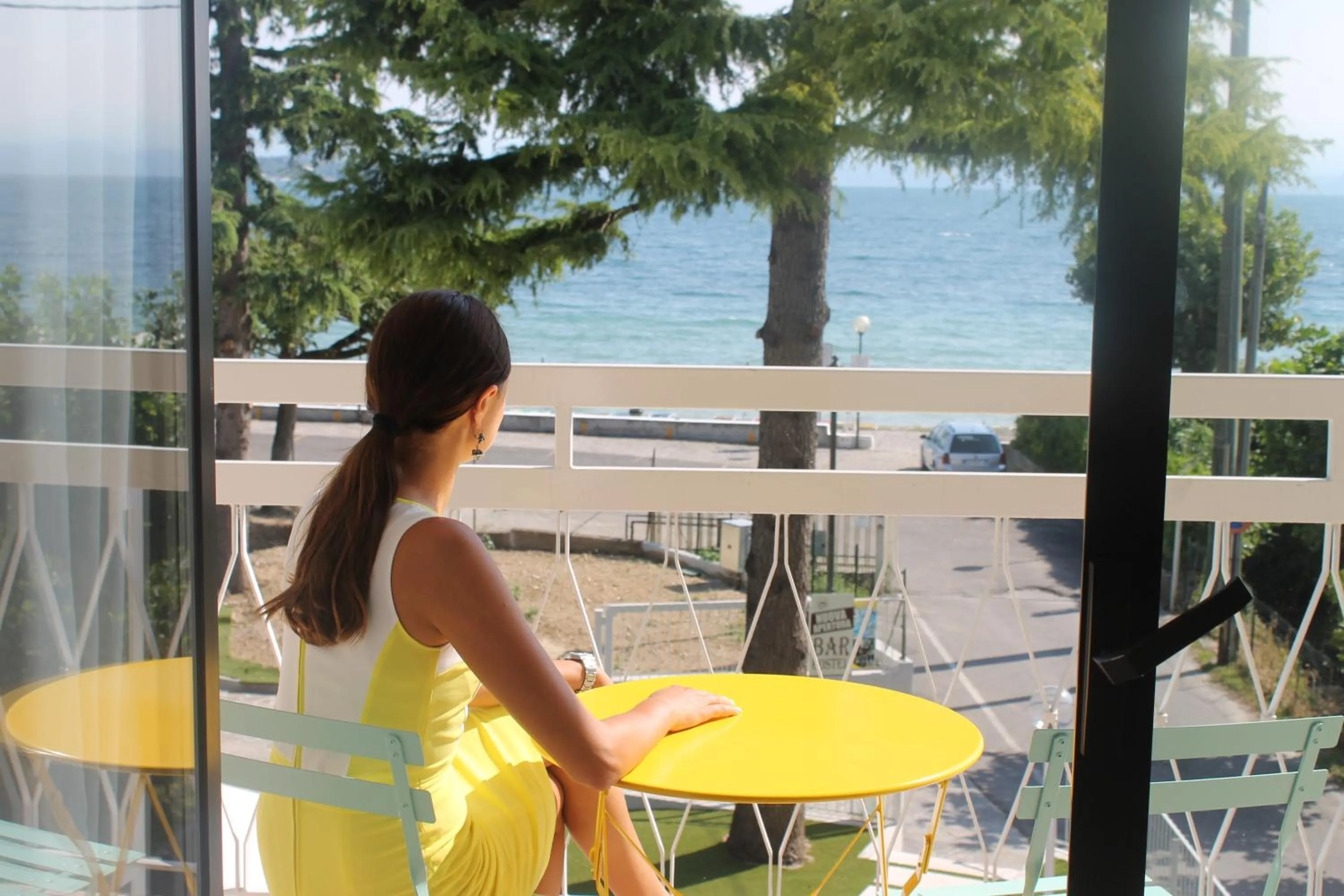 Lake view in Lake Garda Beach Hostel