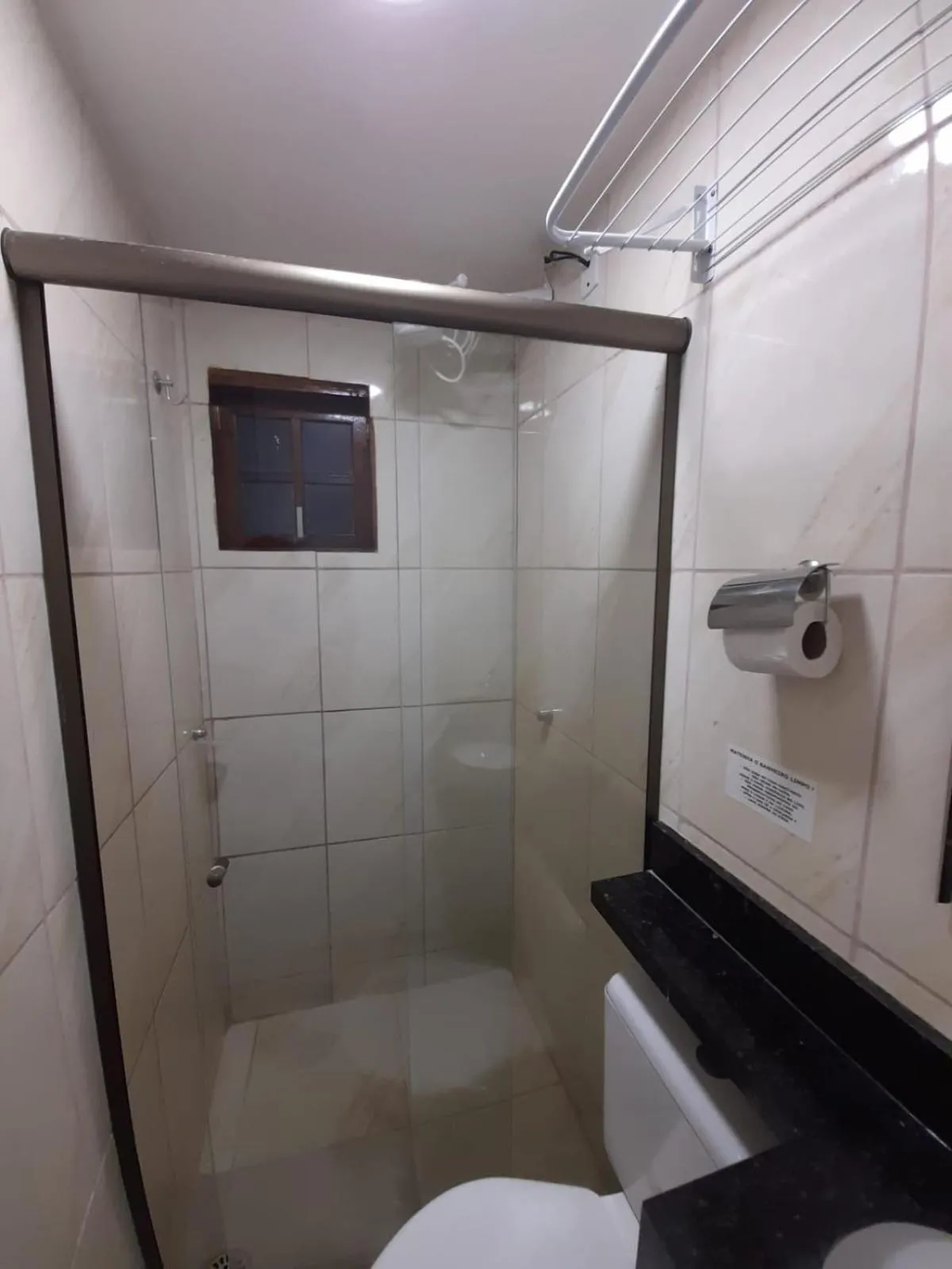 Shower in Pousada Village Rio Centro