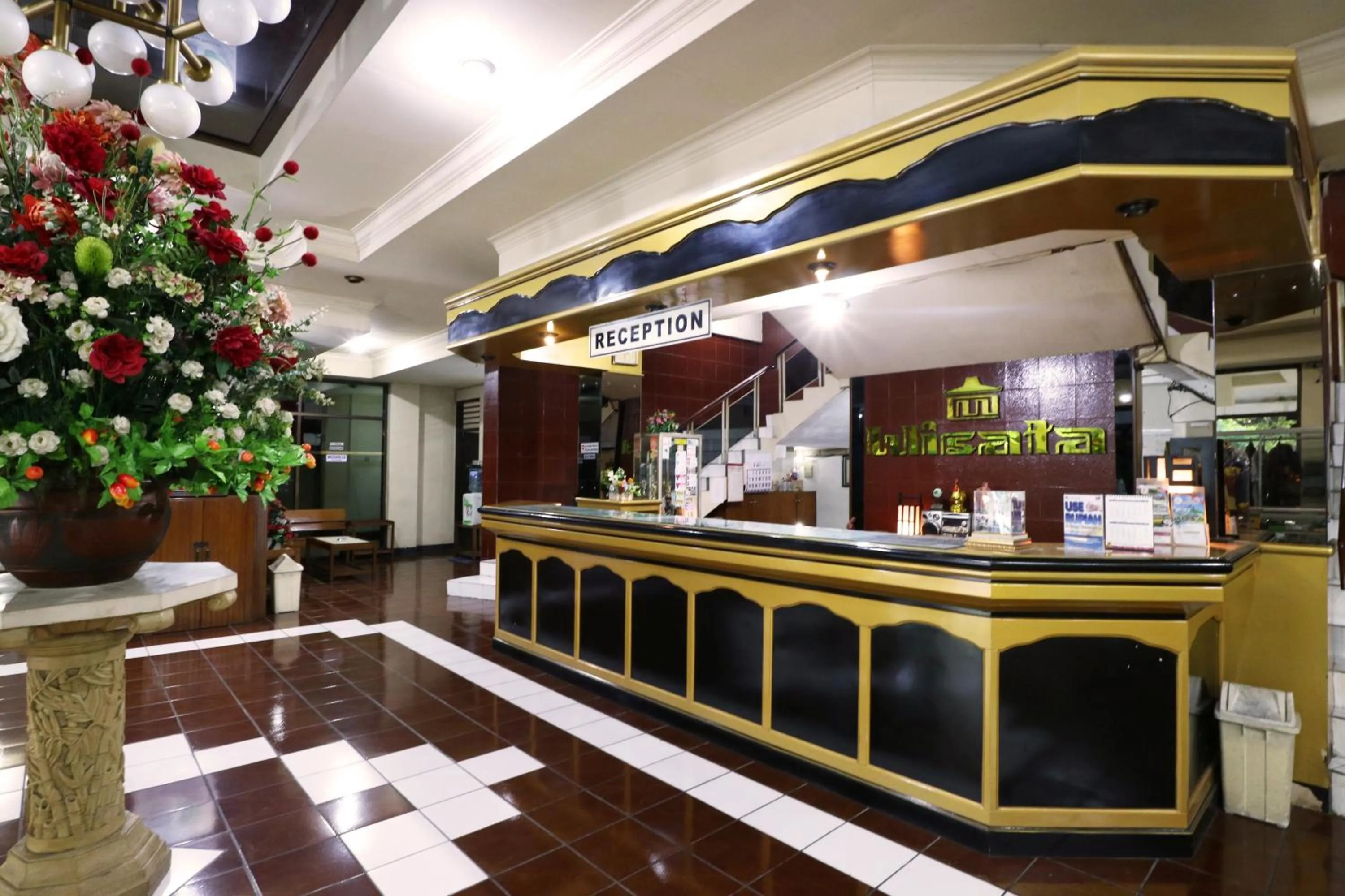 Lobby or reception in Hotel Wisata