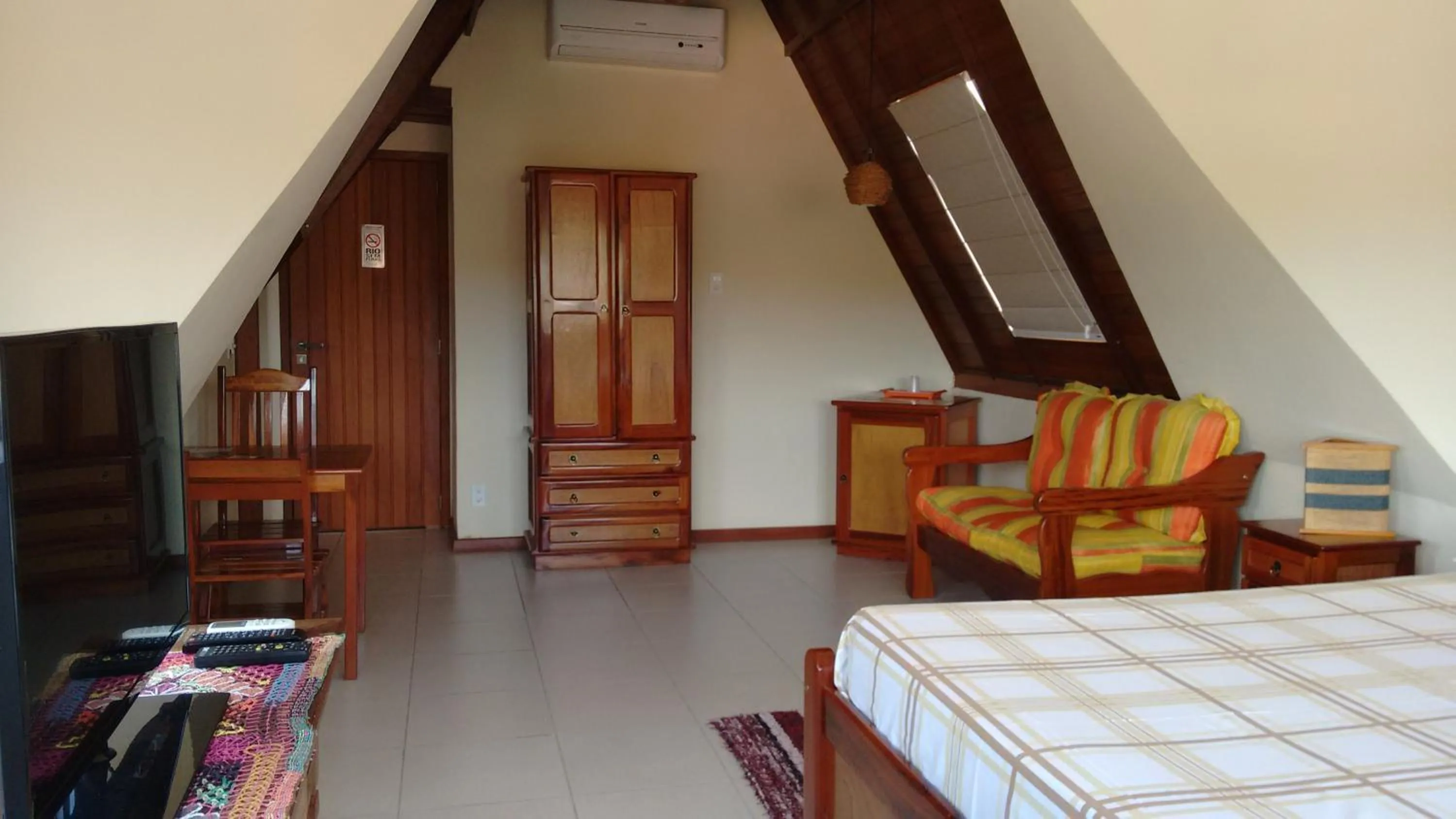 Bed in Pousada Castelinho