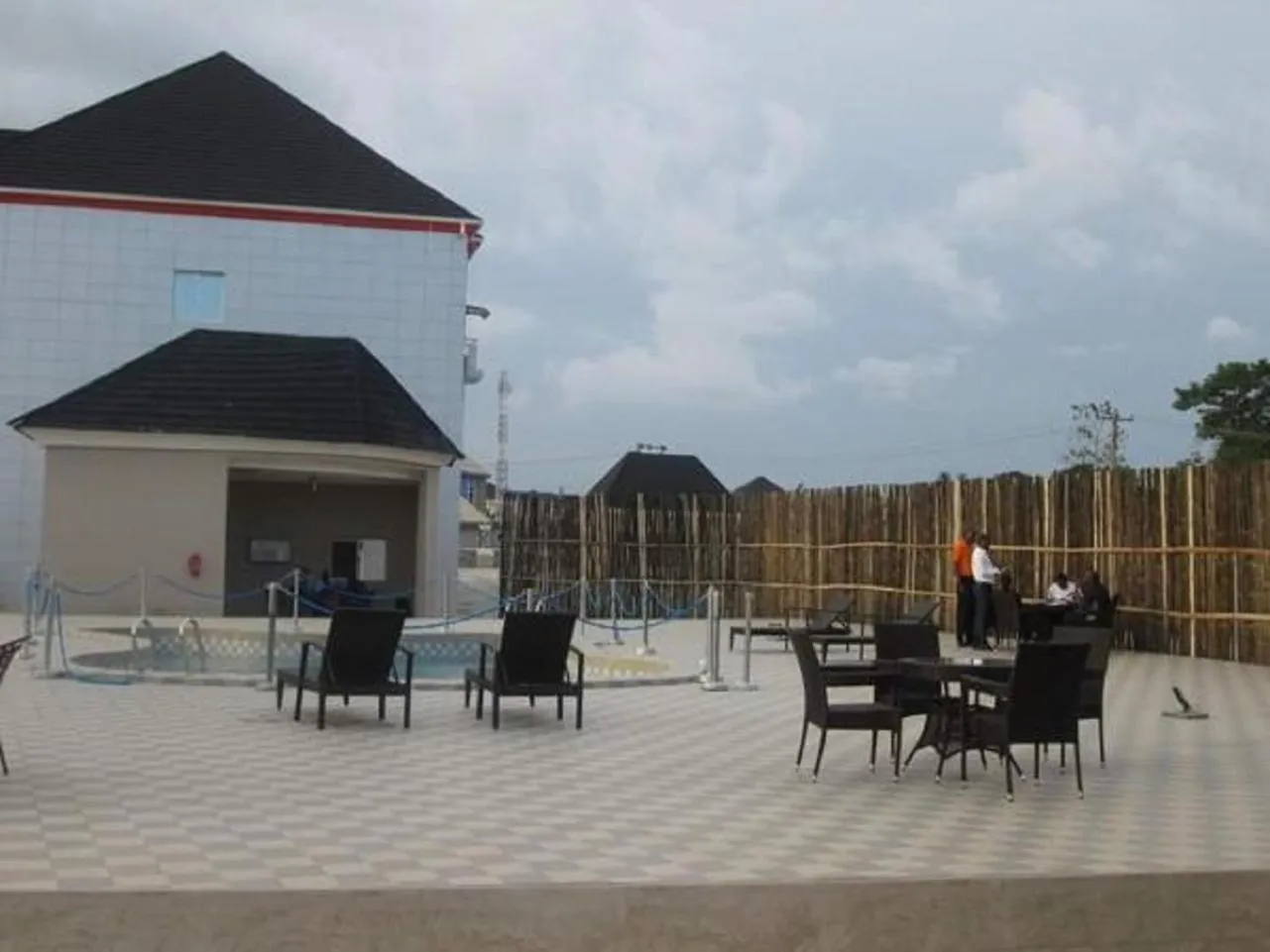 Seating area in Aenon Suites Oshogbo