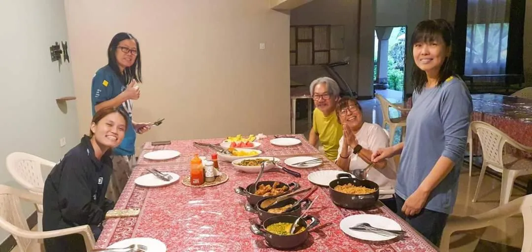 Dining area in Endasawa Tree Lodge