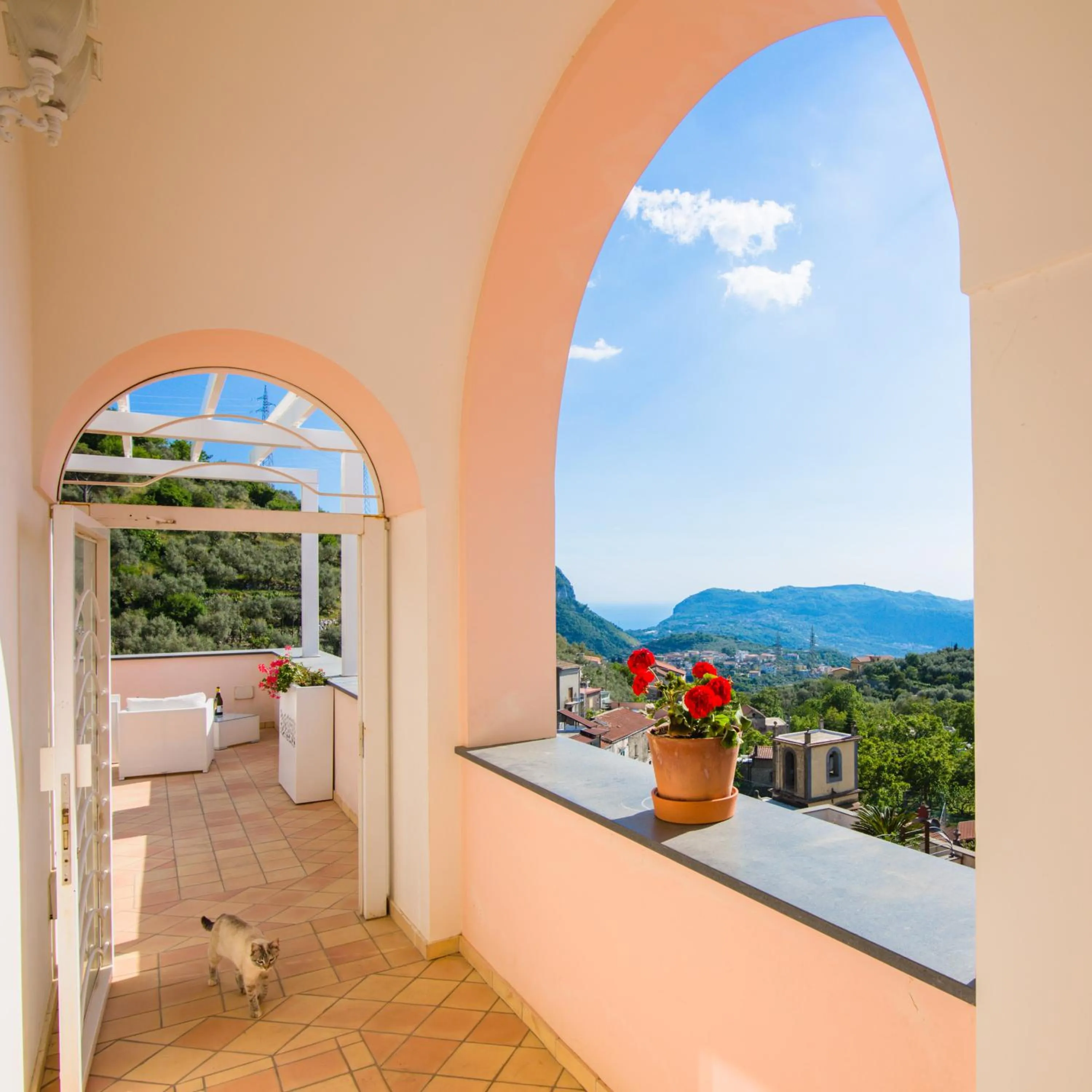 Balcony/Terrace in B&B Cassiopea