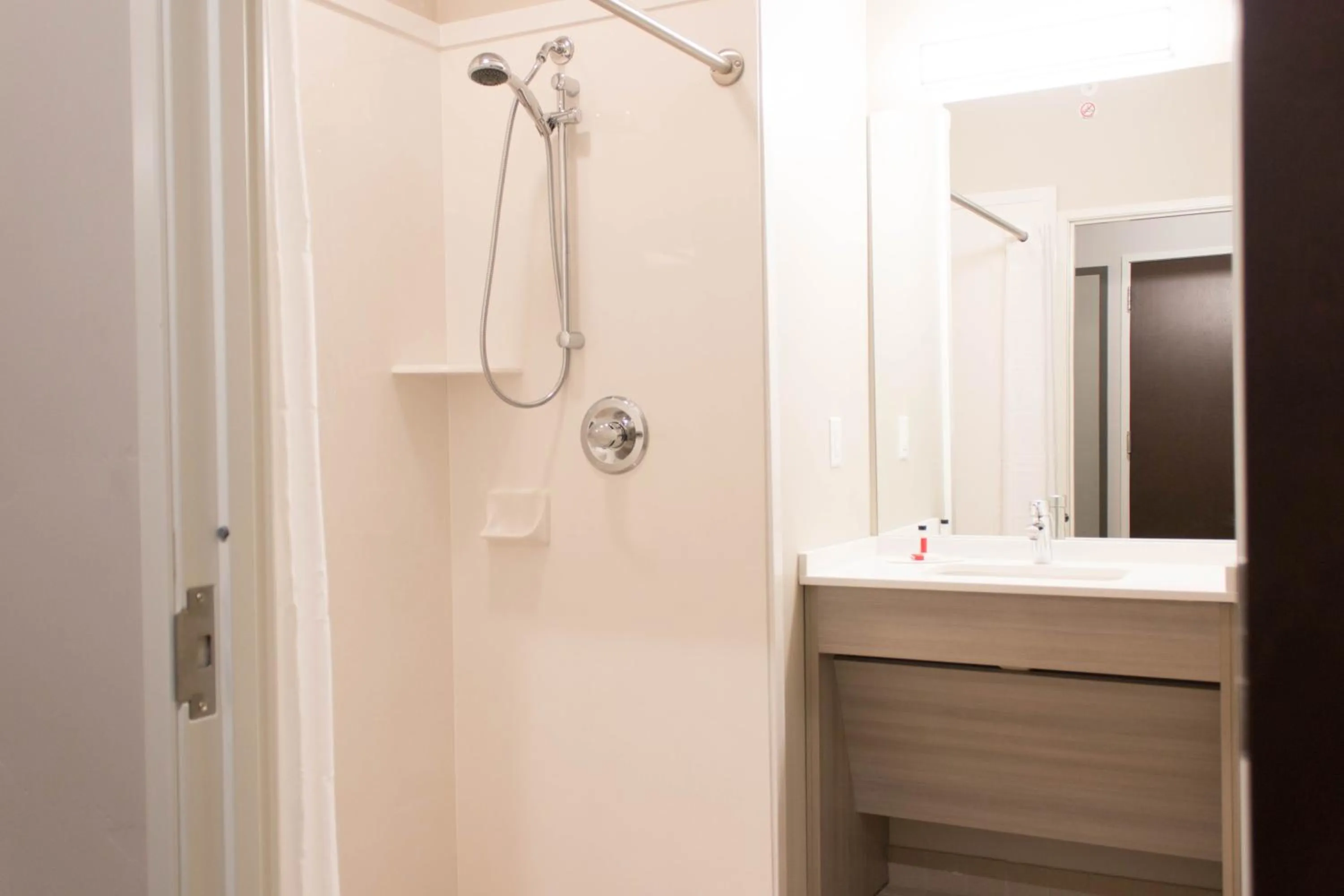 Shower in Microtel Inn & Suites by Wyndham Springville