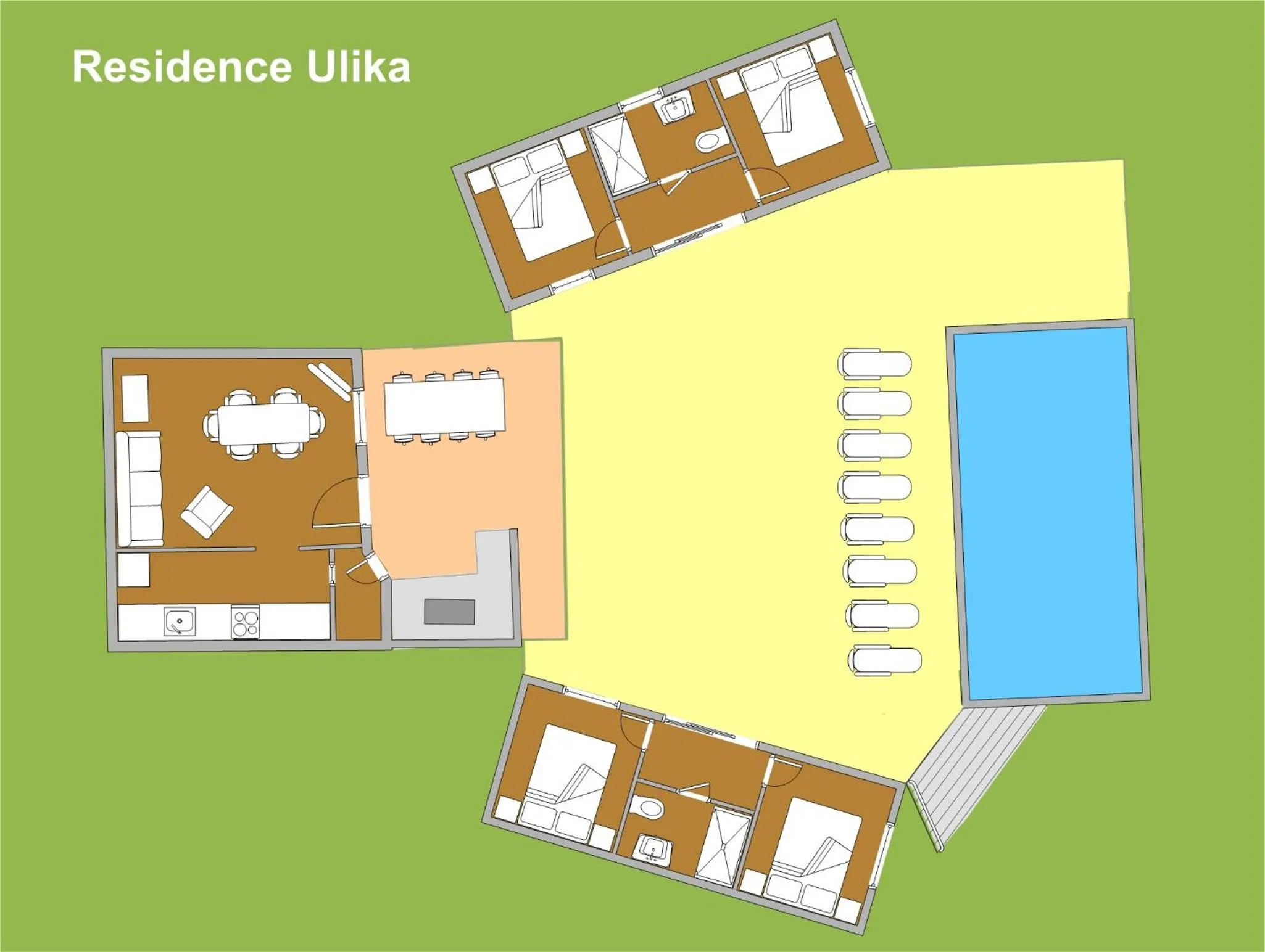 Floor plan in Mobile Homes Residence Ulika