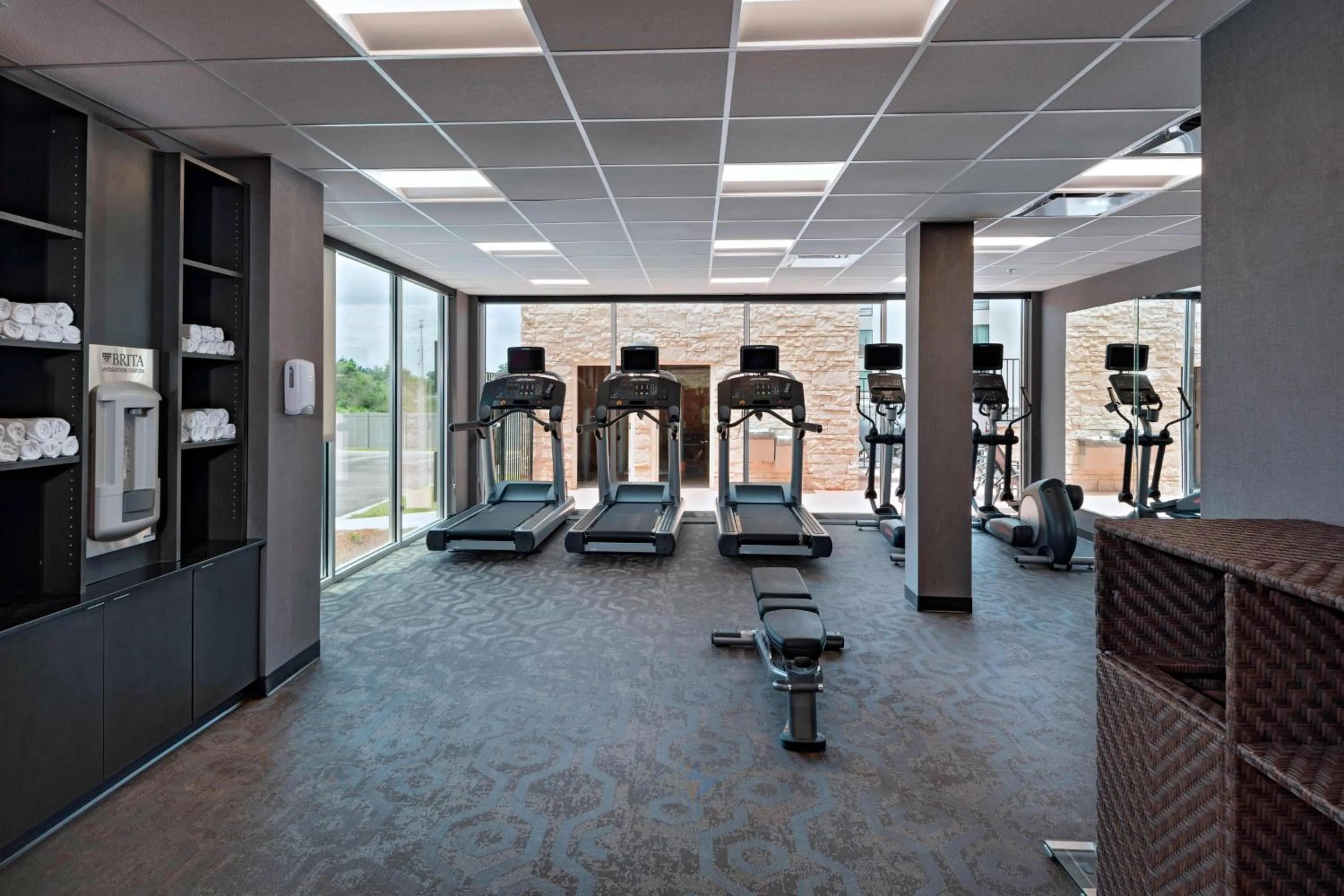 Fitness centre/facilities in Fairfield Inn & Suites by Marriott Dublin