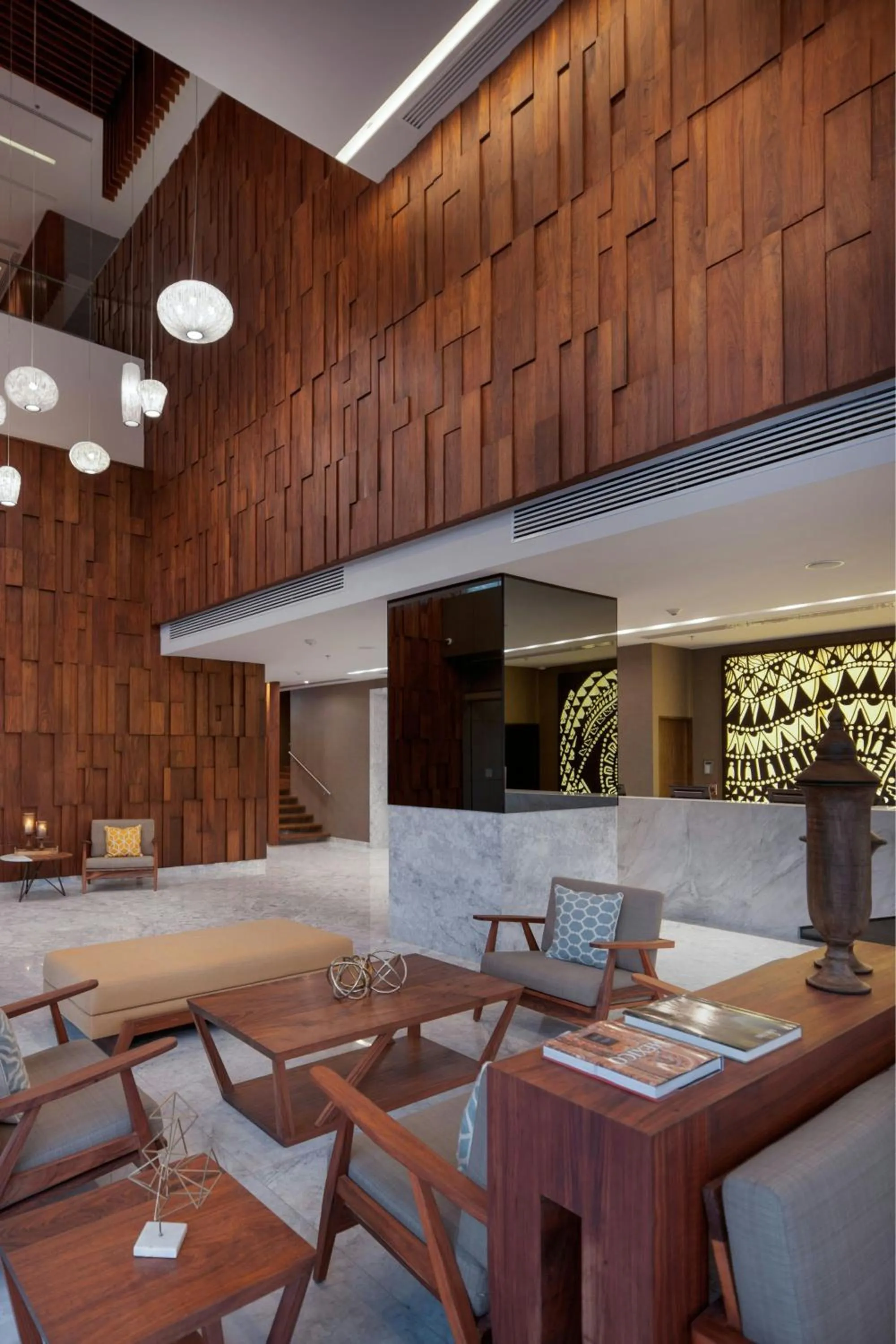Lobby or reception in AC Hotel by Marriott Santa Fe