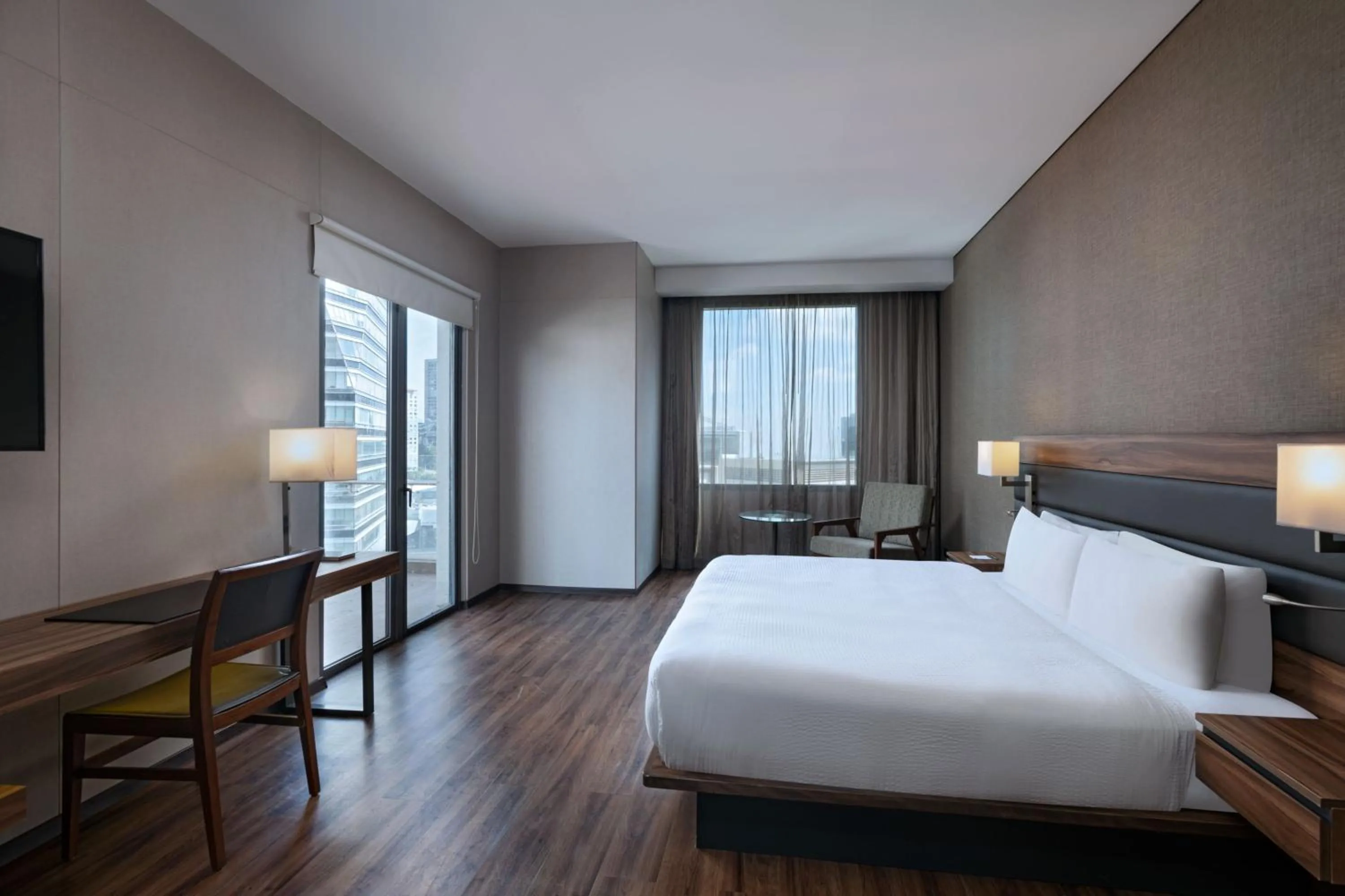 Photo of the whole room, Bed in AC Hotel by Marriott Santa Fe