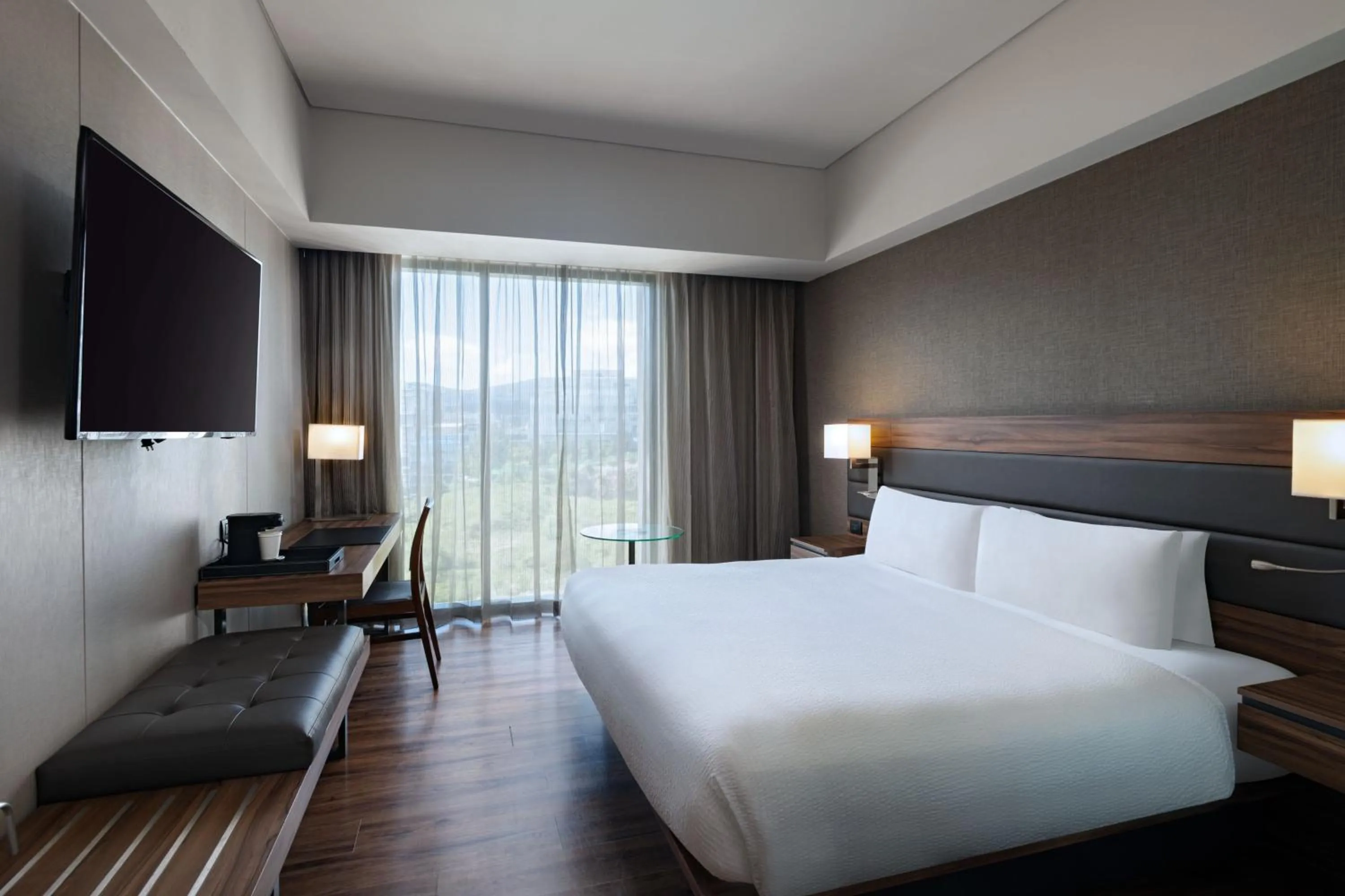 Photo of the whole room, Bed in AC Hotel by Marriott Santa Fe