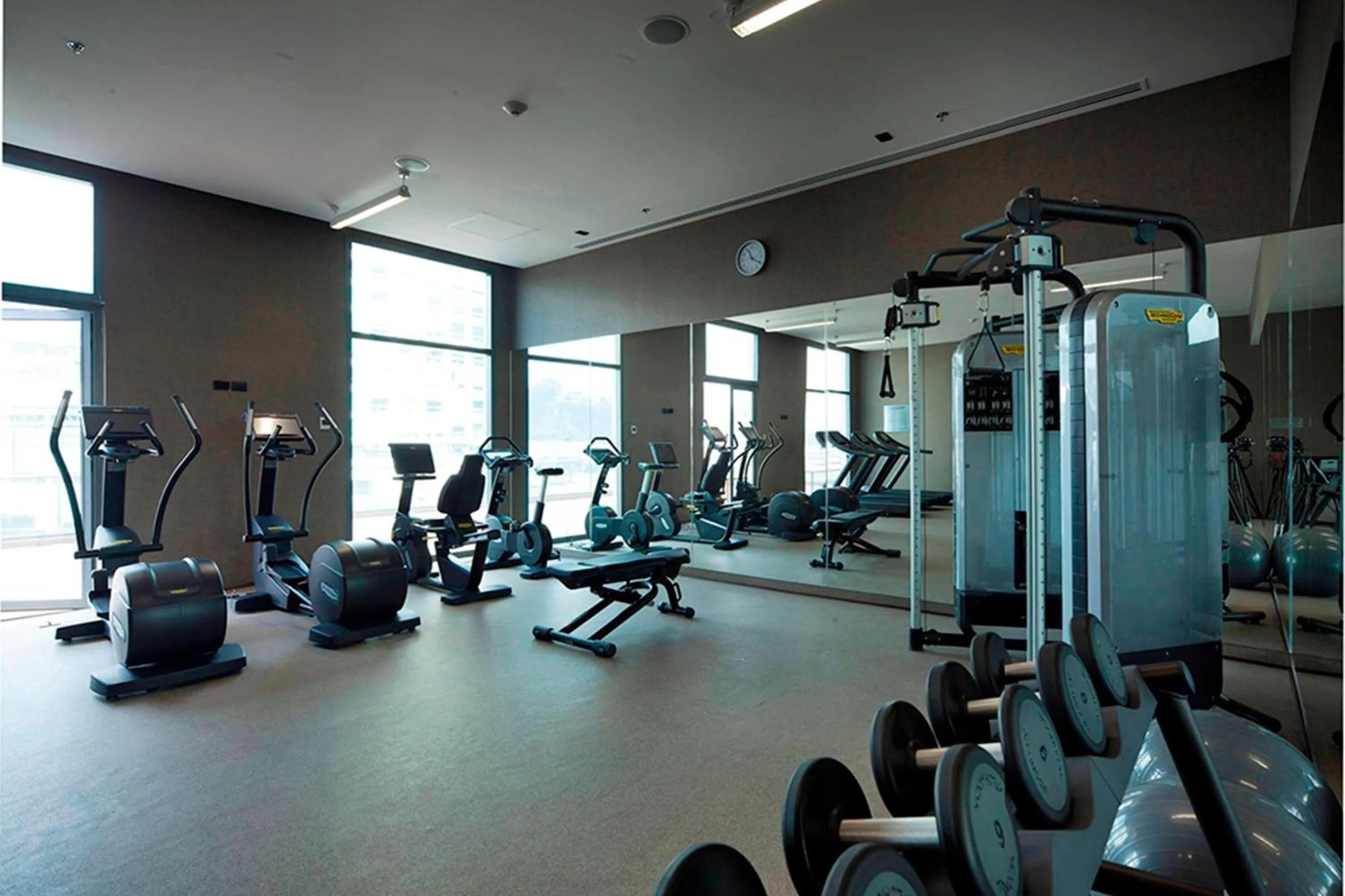 Fitness centre/facilities in AC Hotel by Marriott Santa Fe