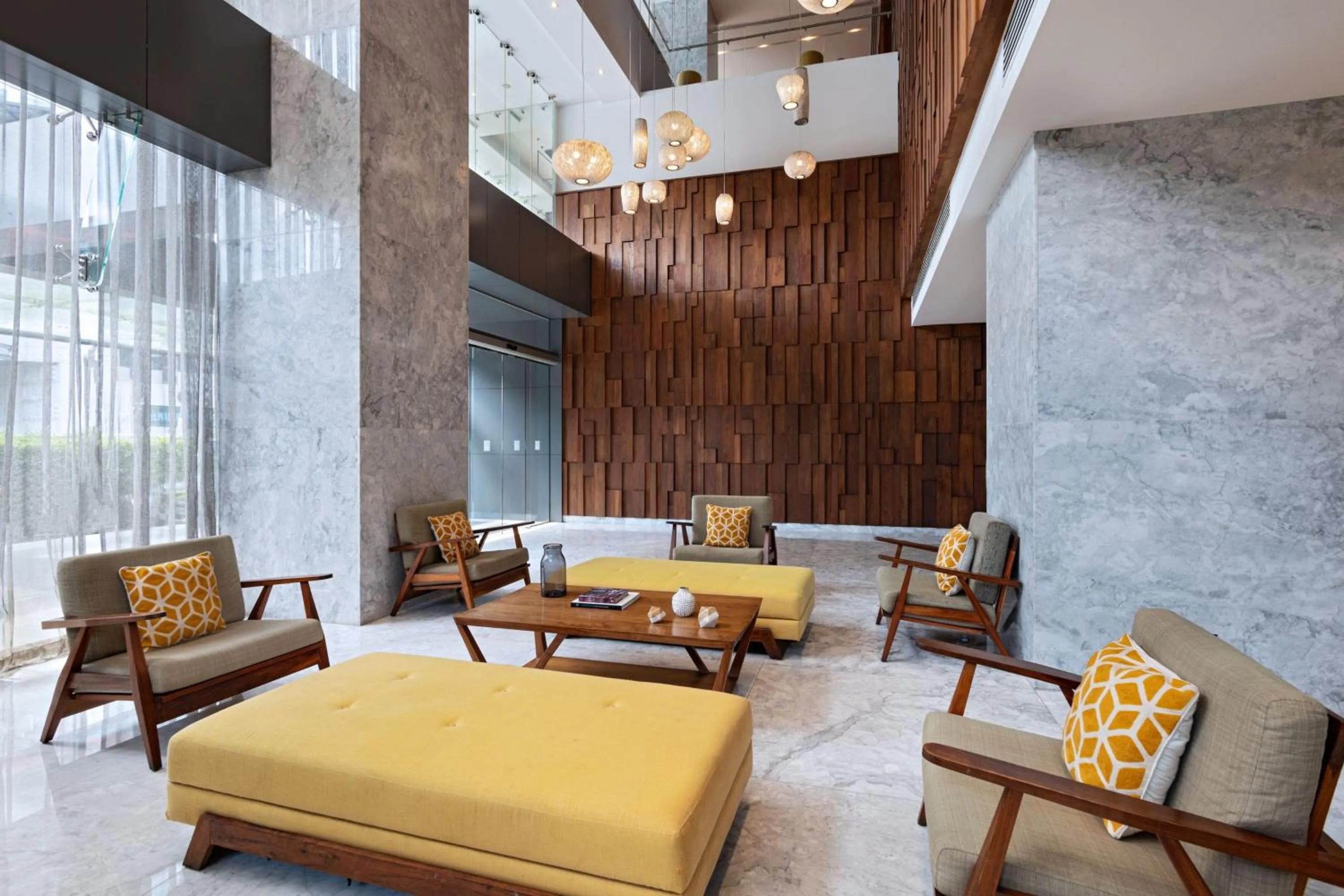 Lobby or reception in AC Hotel by Marriott Santa Fe