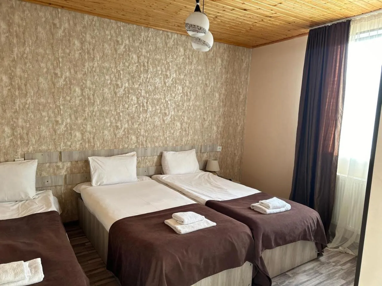 Bed in Hotel Svanseti