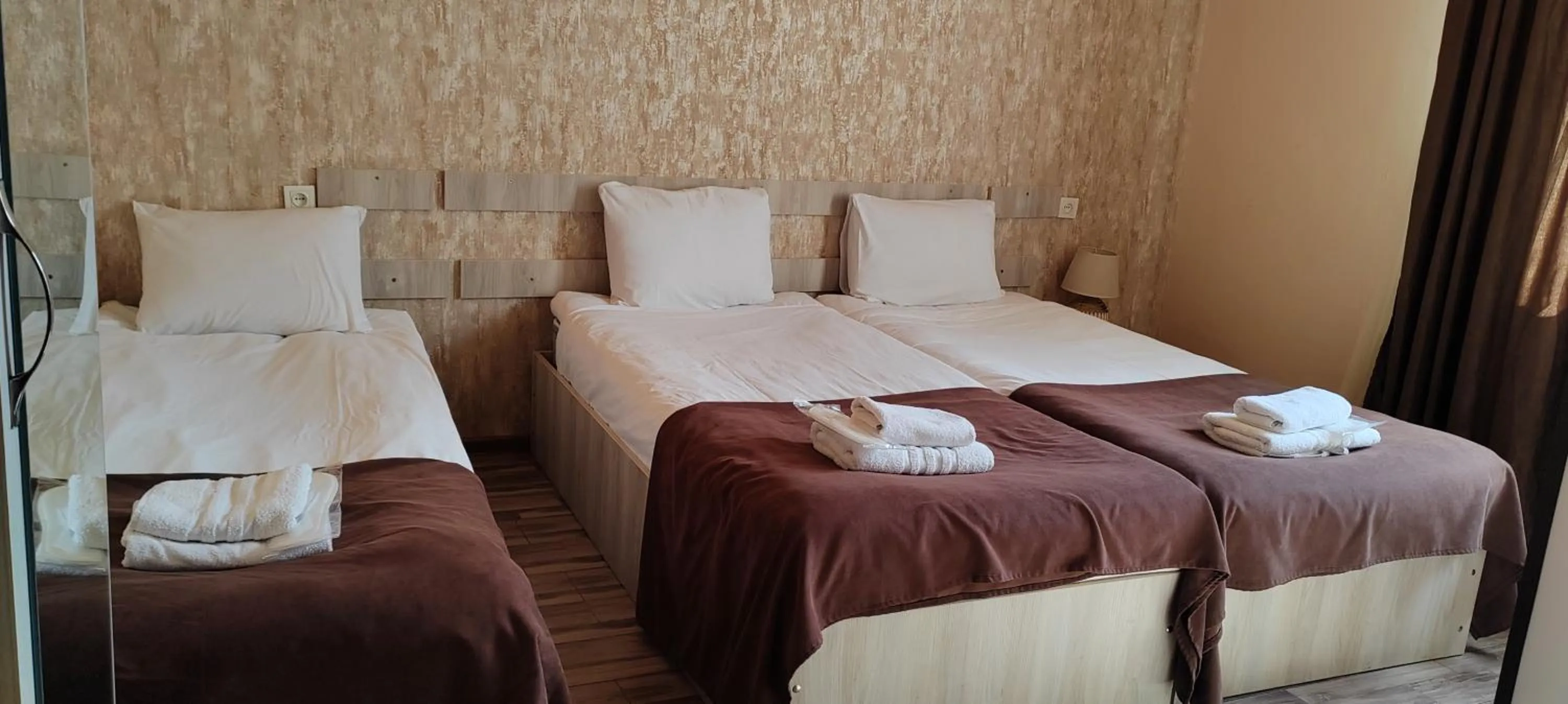 Bed in Hotel Svanseti